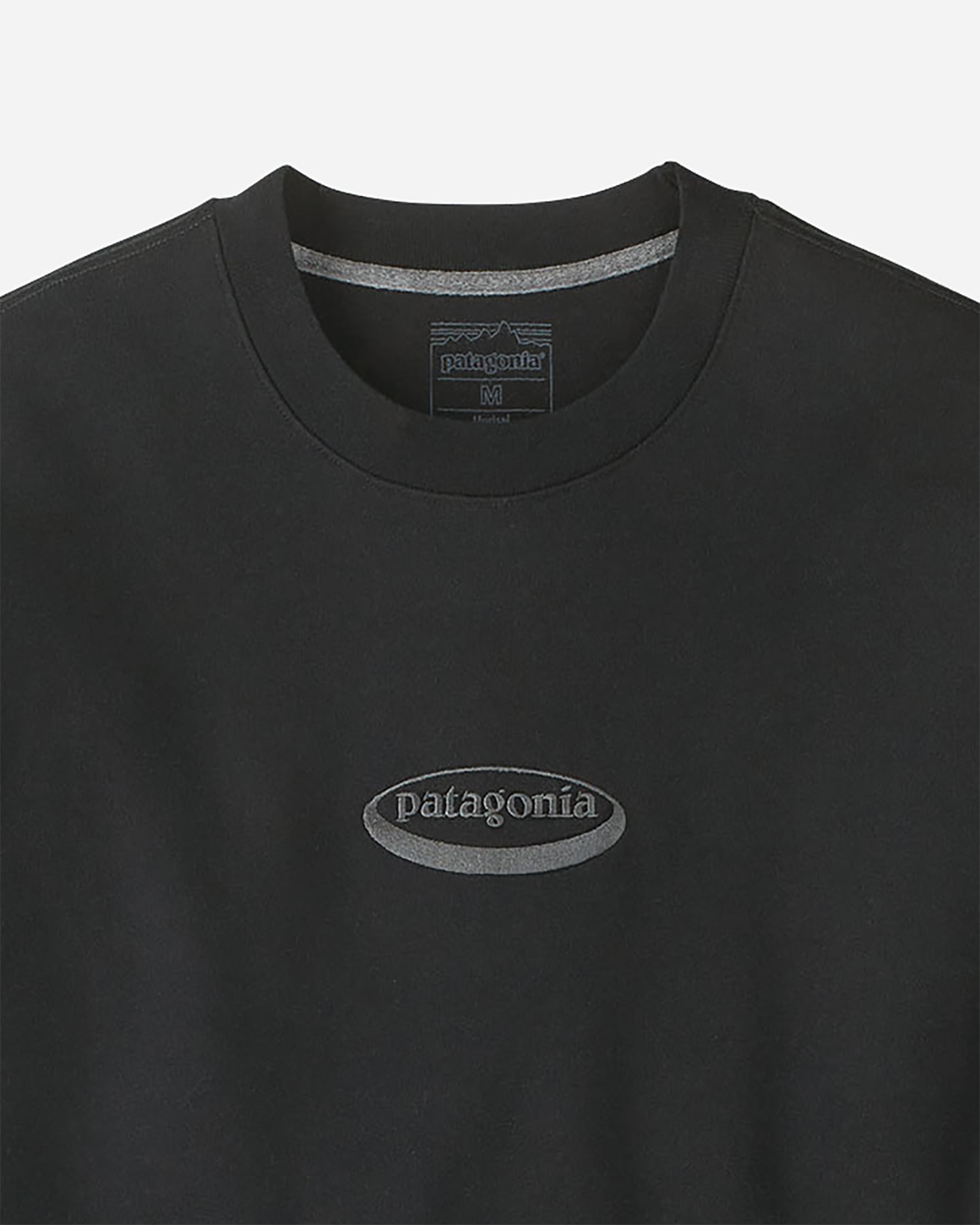 Felpa PATAGONIA 95 OVAL LOGO UPRISAL M - Nero - 1 | Cisalfa Sport
