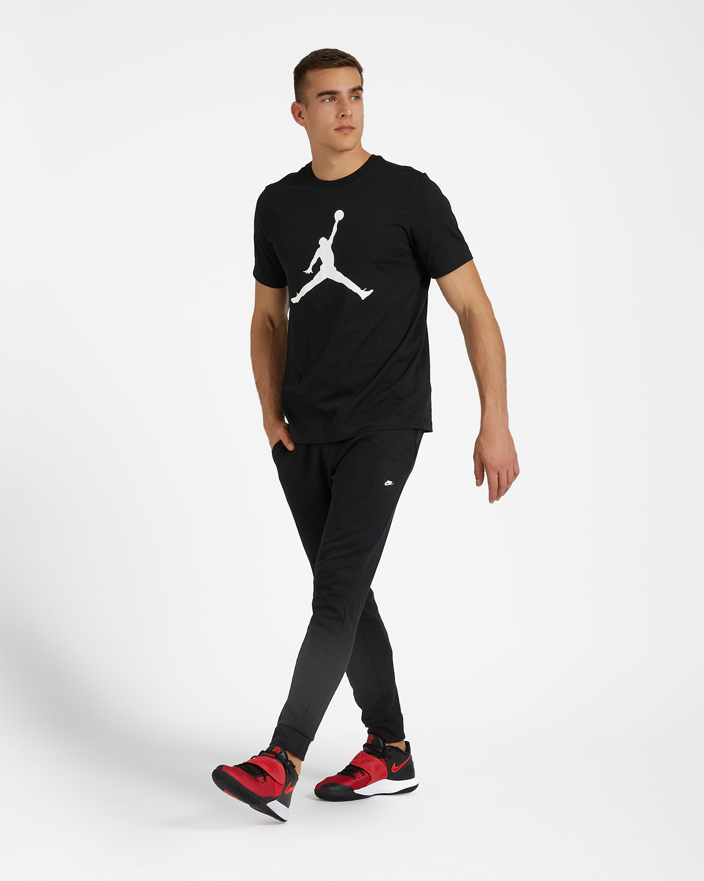 Maglia basket NIKE JORDAN JUMPMAN CREW M - Nero - 3 | Cisalfa Sport
