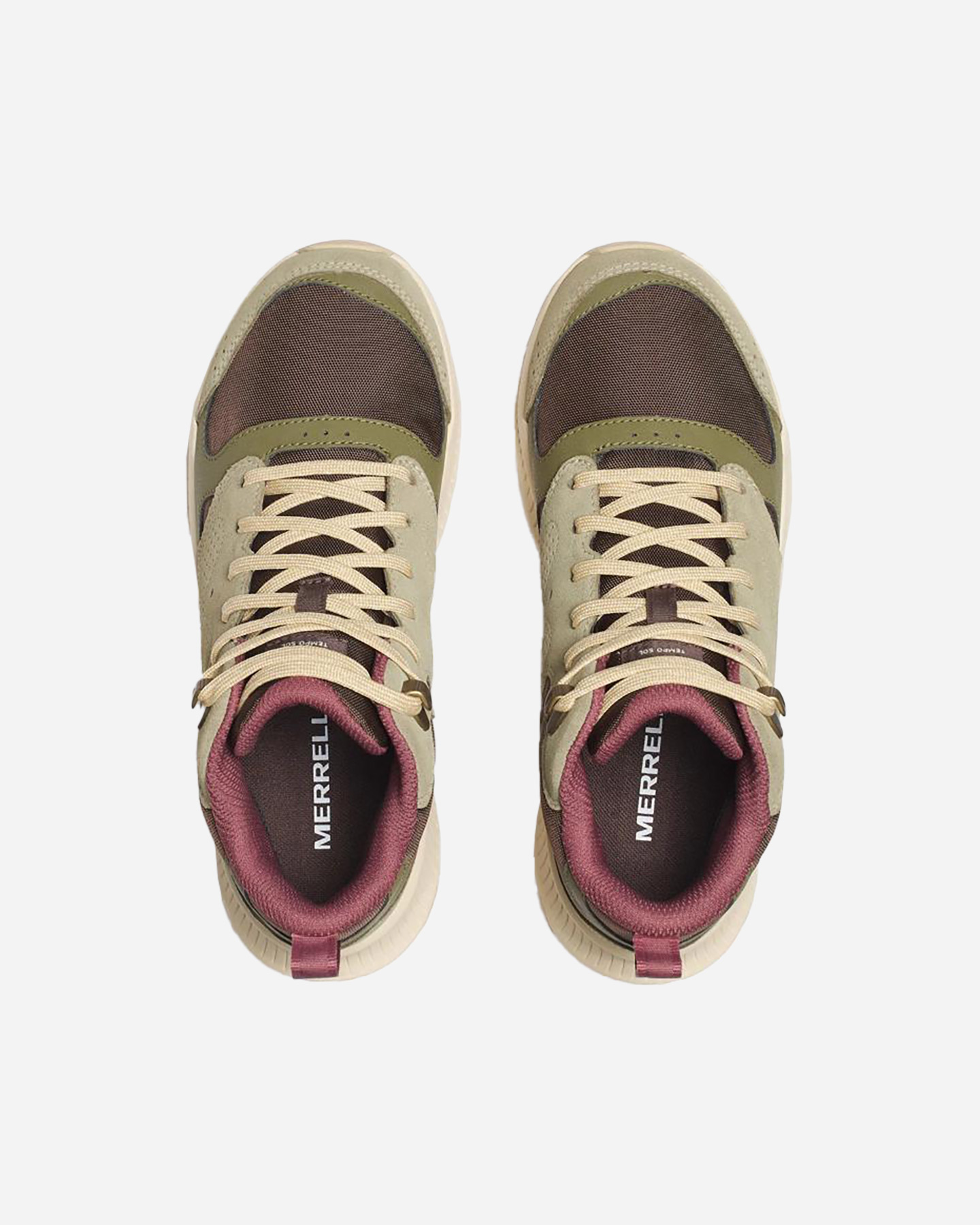 Scarpe escursionismo MERRELL TEMPO SOL MID WP W - Verde - 3 | Cisalfa Sport