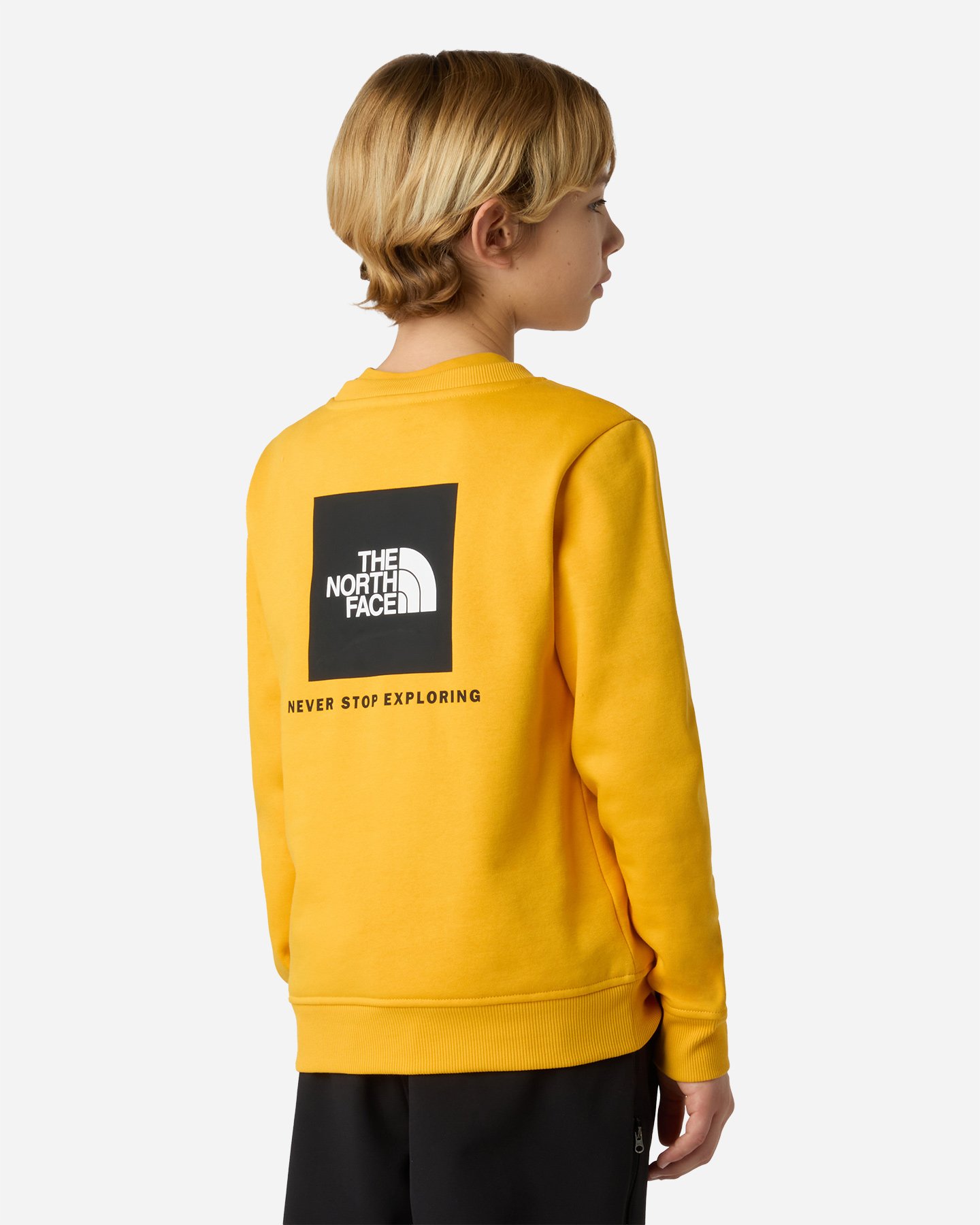 Felpa THE NORTH FACE LOGO BOX JR - Giallo - 3 | Cisalfa Sport