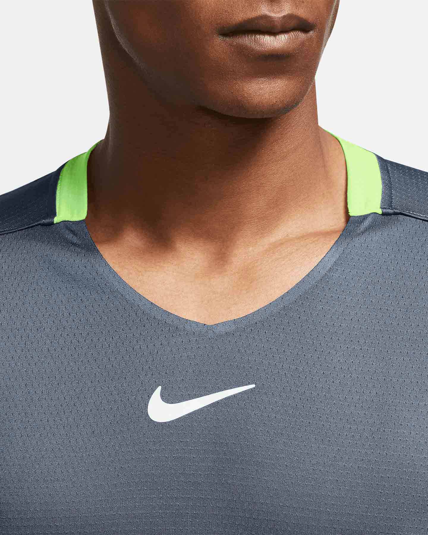T-shirt tennis NIKE ADVANTAGE M - Blu - 4 | Cisalfa Sport