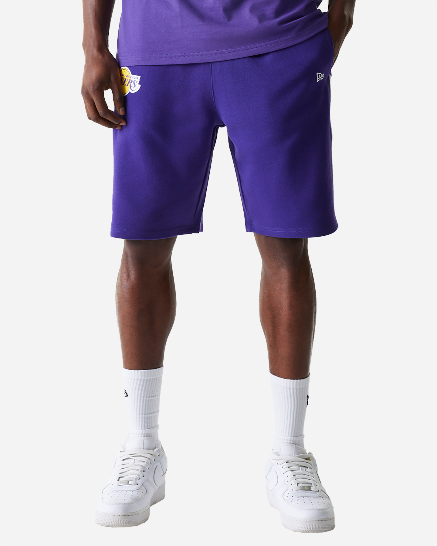 Pantaloncini basket NEW ERA LOS ANGELES LAKERS M - Viola - 0 | Cisalfa Sport