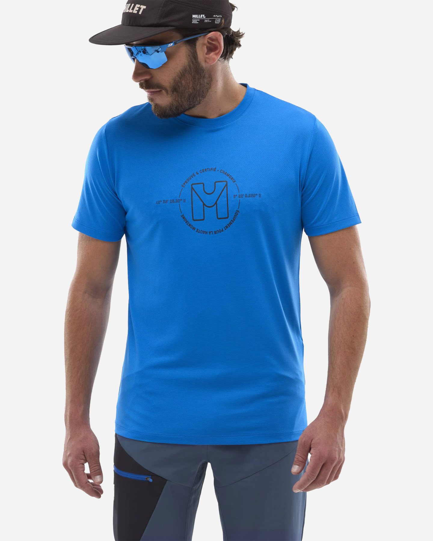 T-shirt MILLET UBIC LIGHT M - Blu - 1 | Cisalfa Sport