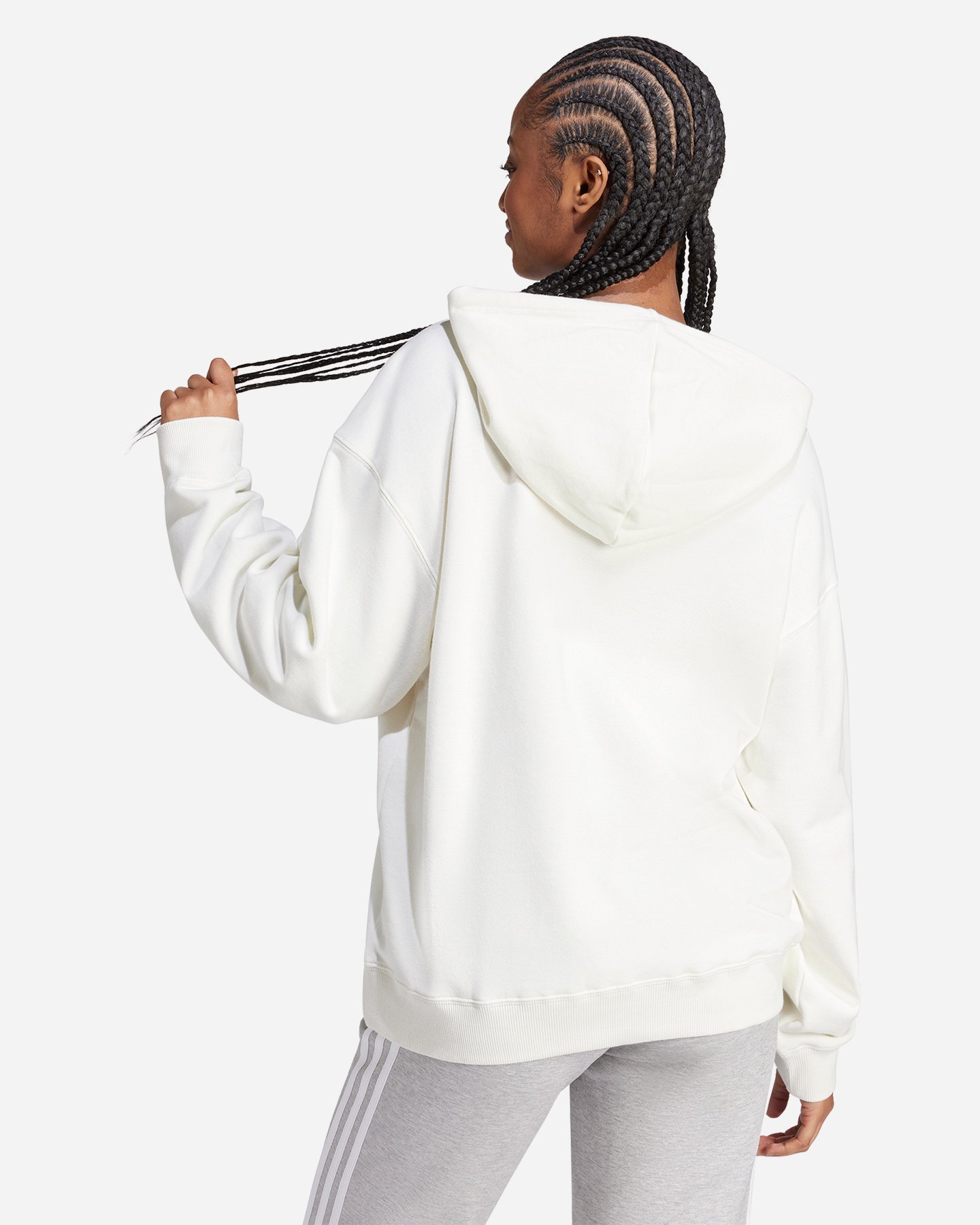 Felpa ADIDAS BIG LOGO W - Bianco - 2 | Cisalfa Sport