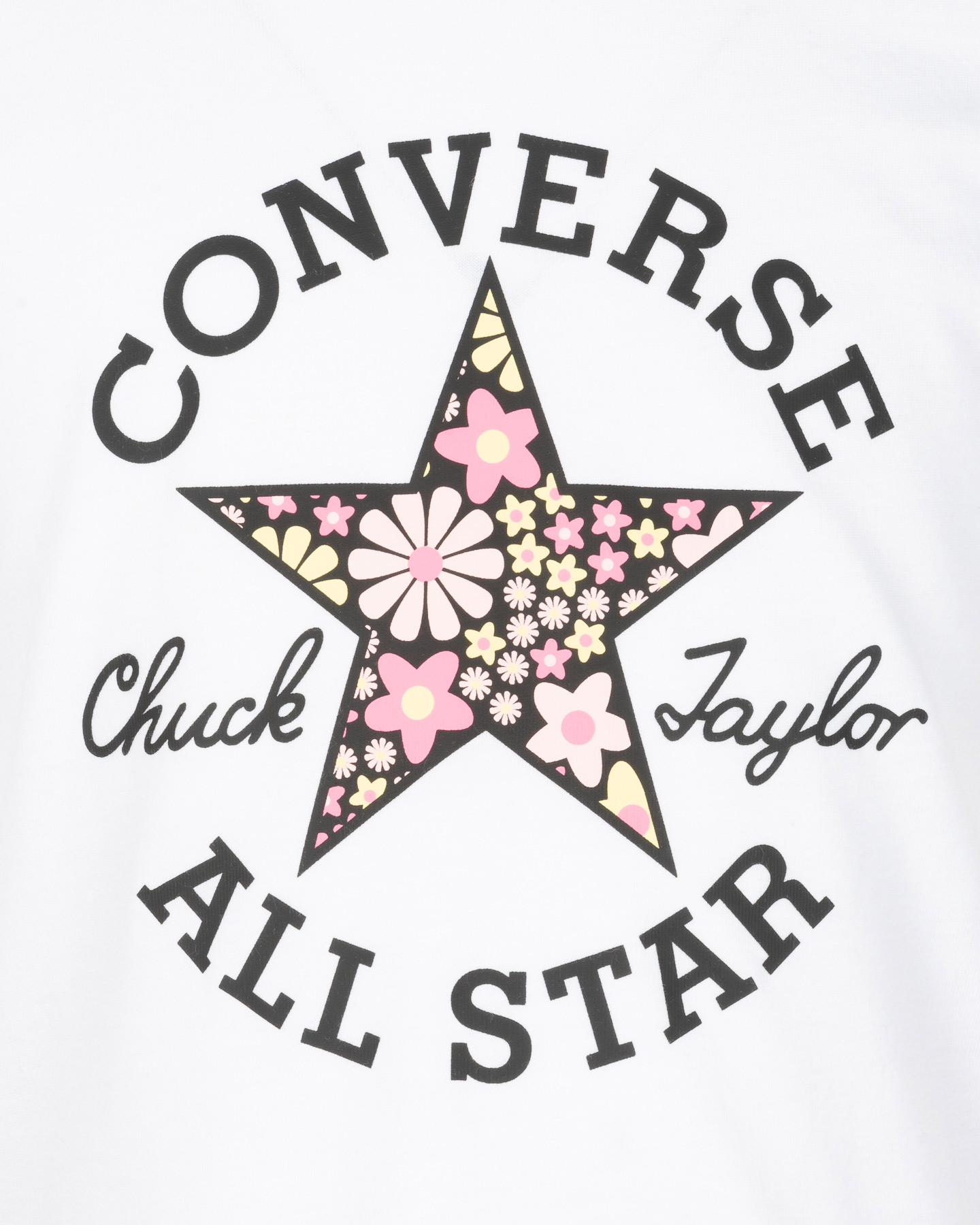 T-shirt CONVERSE FLORAL LOGO JR - Bianco - 2 | Cisalfa Sport