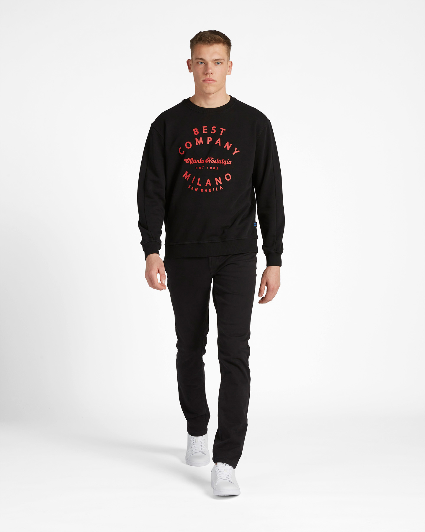 Felpa BEST COMPANY OTTANTA NOSTALGIA M - Nero - 3 | Cisalfa Sport