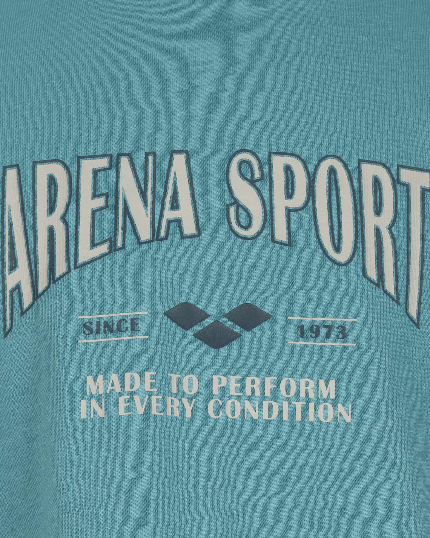 T-shirt ARENA ATHLETIC JR - Verde - 4 | Cisalfa Sport