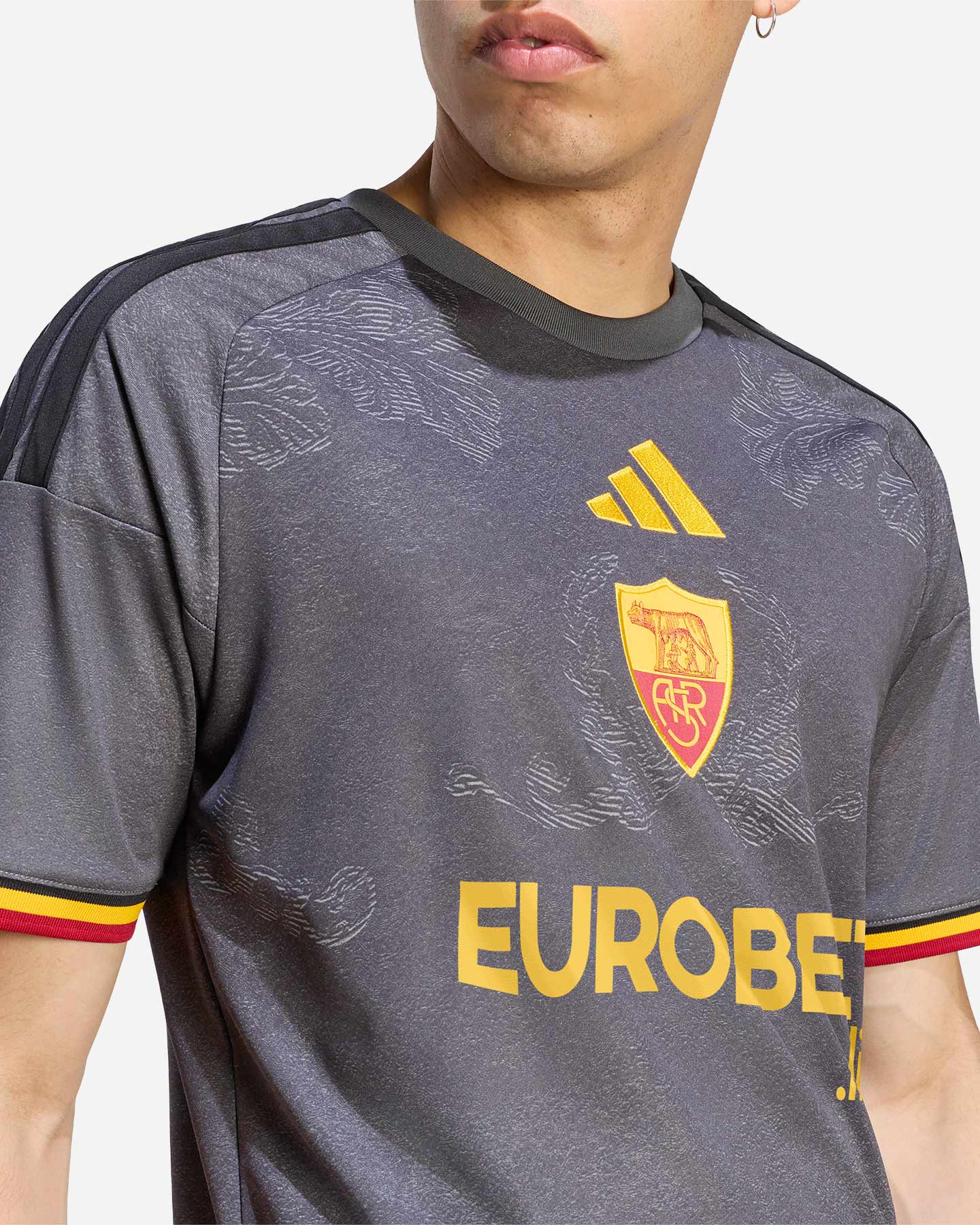 Maglia calcio ufficiale ADIDAS AS ROMA 3RD 26-27 M - 5 | Cisalfa Sport
