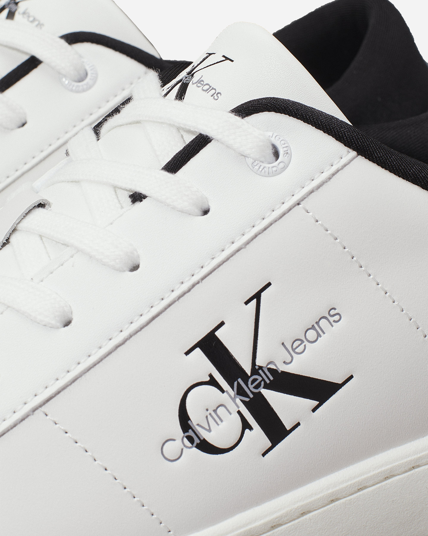 Scarpe sneakers CALVIN KLEIN JEANS CLASSIC CUPSOLE LACEUP LOW M - Bianco - 4 | Cisalfa Sport