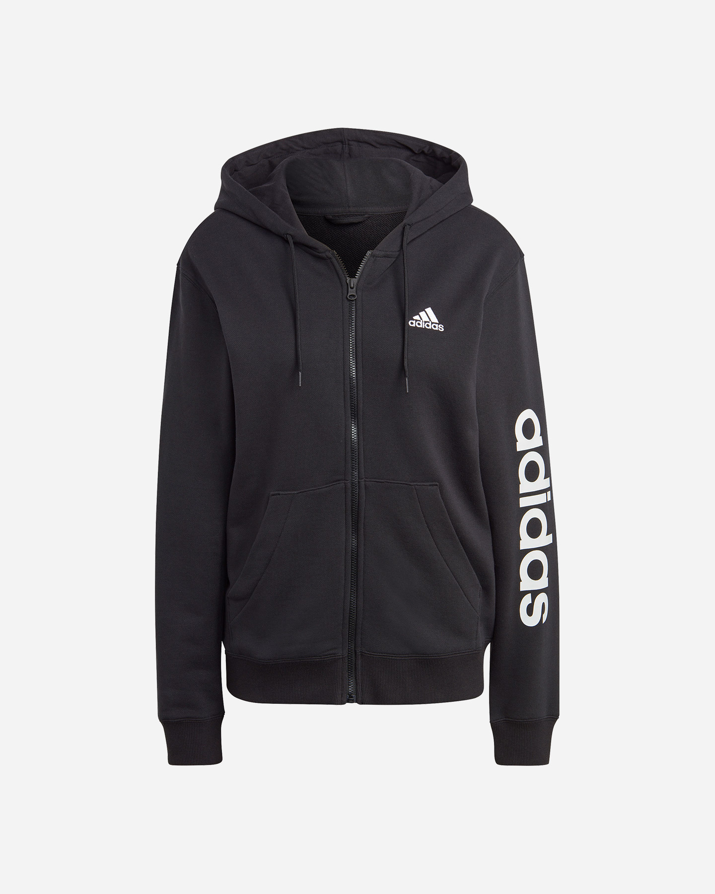 Felpa ADIDAS LOGO LINEAR W - Nero - 0 | Cisalfa Sport