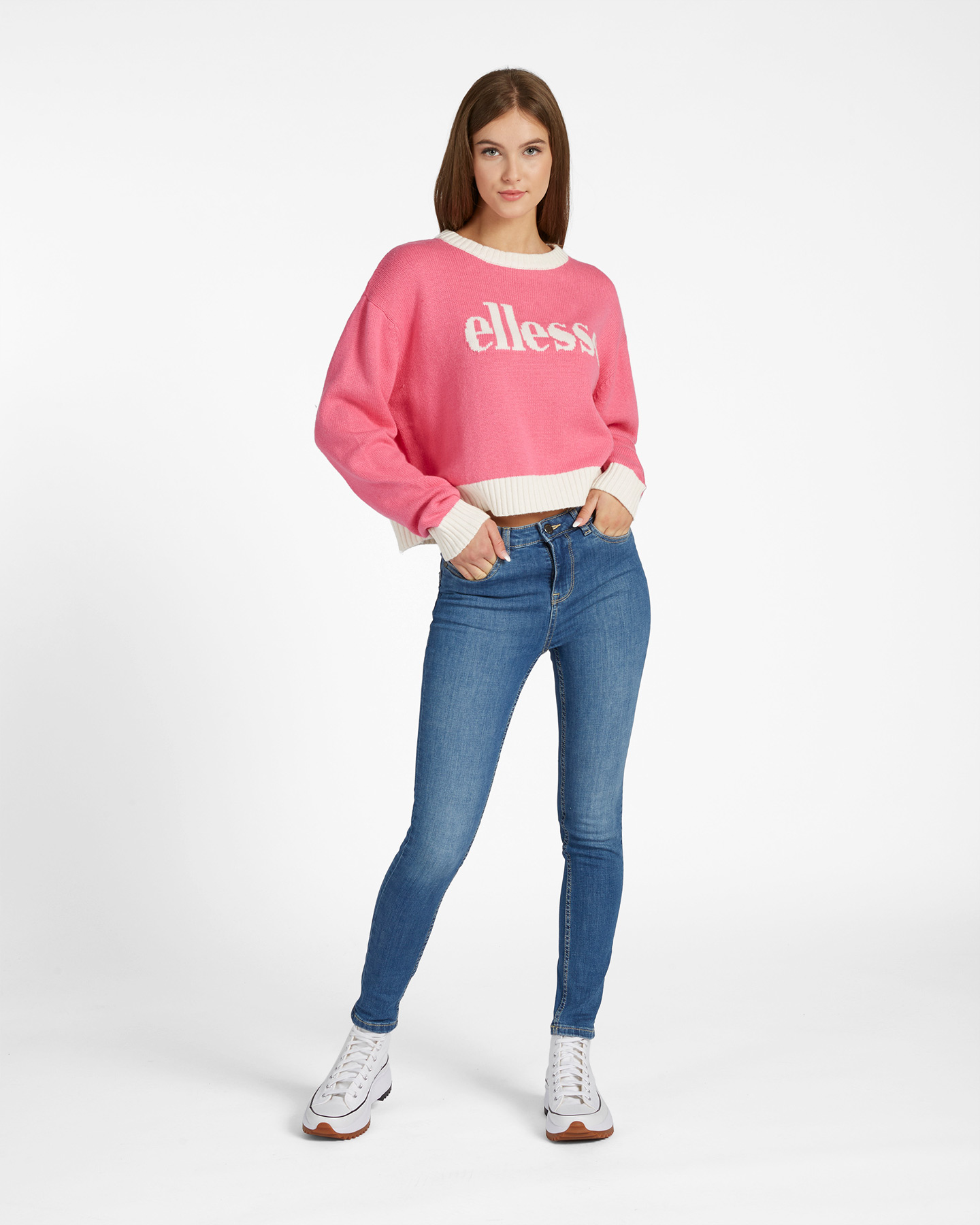 Maglione ELLESSE LOGO W - Fucsia - 1 | Cisalfa Sport