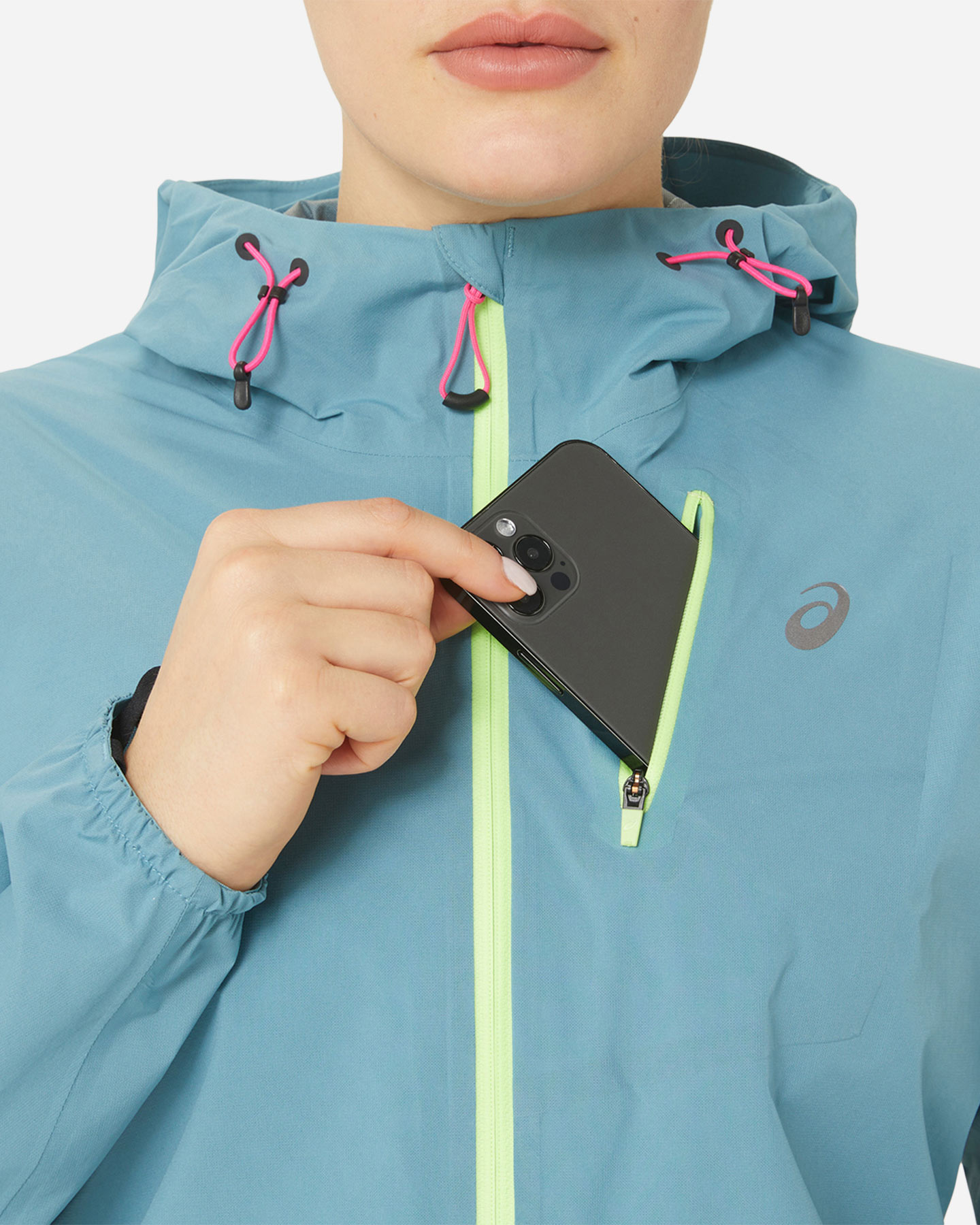 Giacca running ASICS FUJITRAIL WATERPROOF W - Blu - 3 | Cisalfa Sport