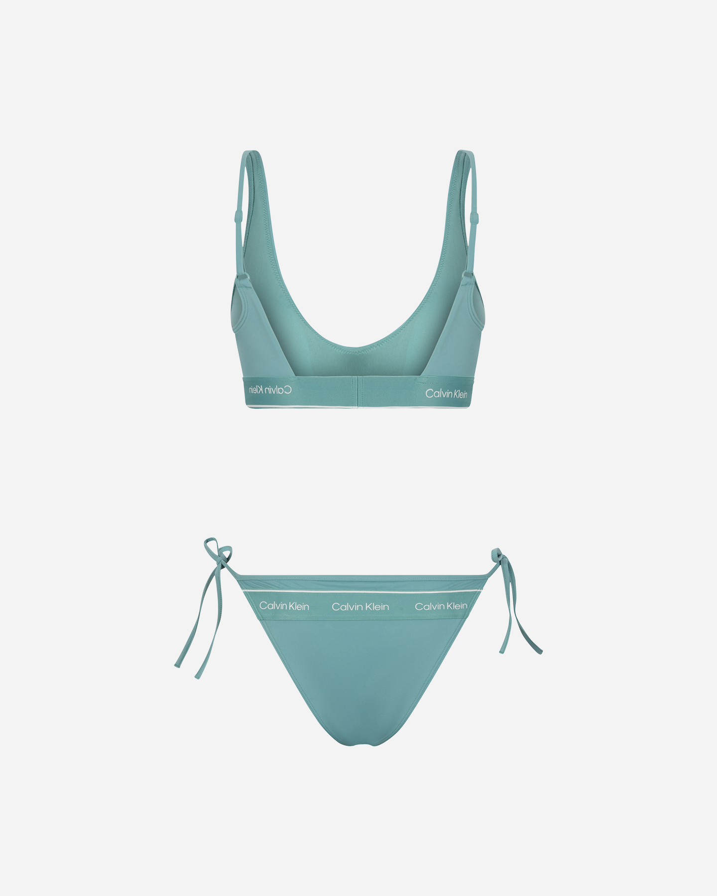 Bikini CALVIN KLEIN JEANS BRALETTE ELASTIC W - Azzurro - 1 | Cisalfa Sport