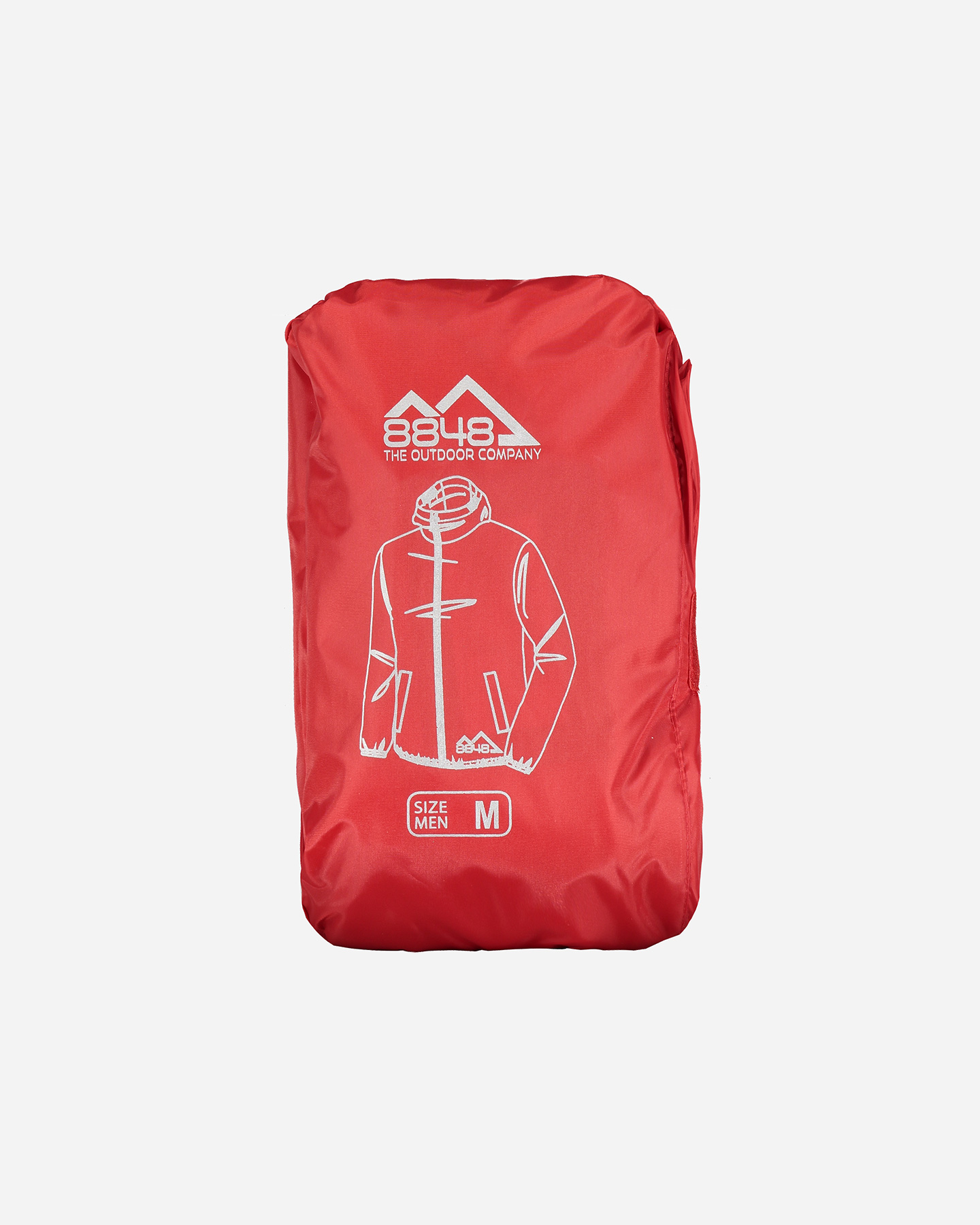 Giacca antipioggia 8848 RAIN PACKABLE M - Rosso - 4 | Cisalfa Sport