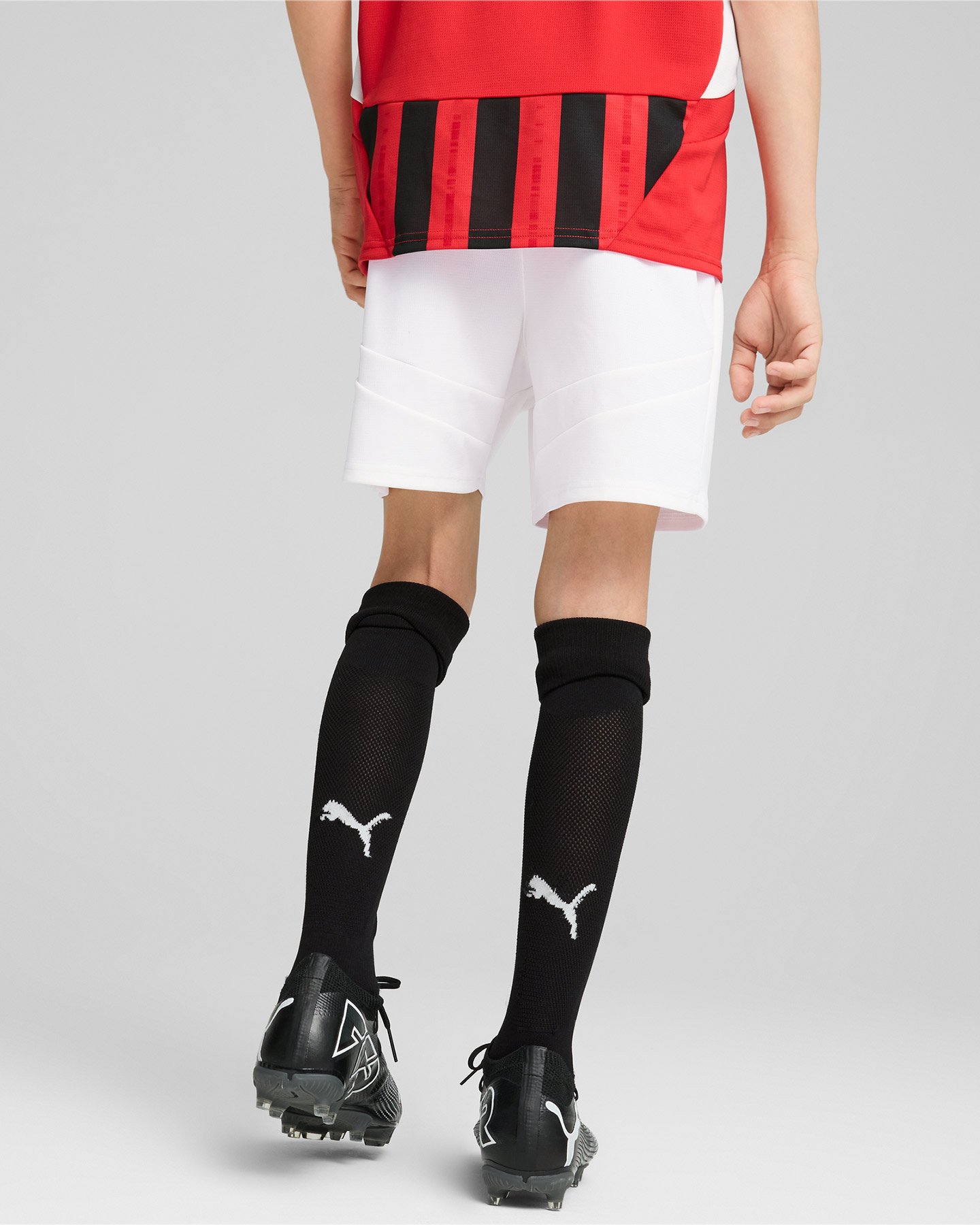 Pantaloncini calcio ufficiali PUMA MILAN HOME 24-25 JR - Bianco - 3 | Cisalfa Sport