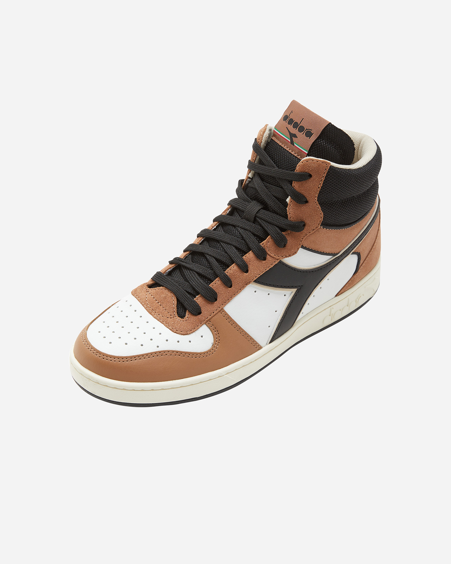 Scarpe sneakers DIADORA MAGIC BASKET EARTH MID BEAVER M - Marrone - 1 | Cisalfa Sport