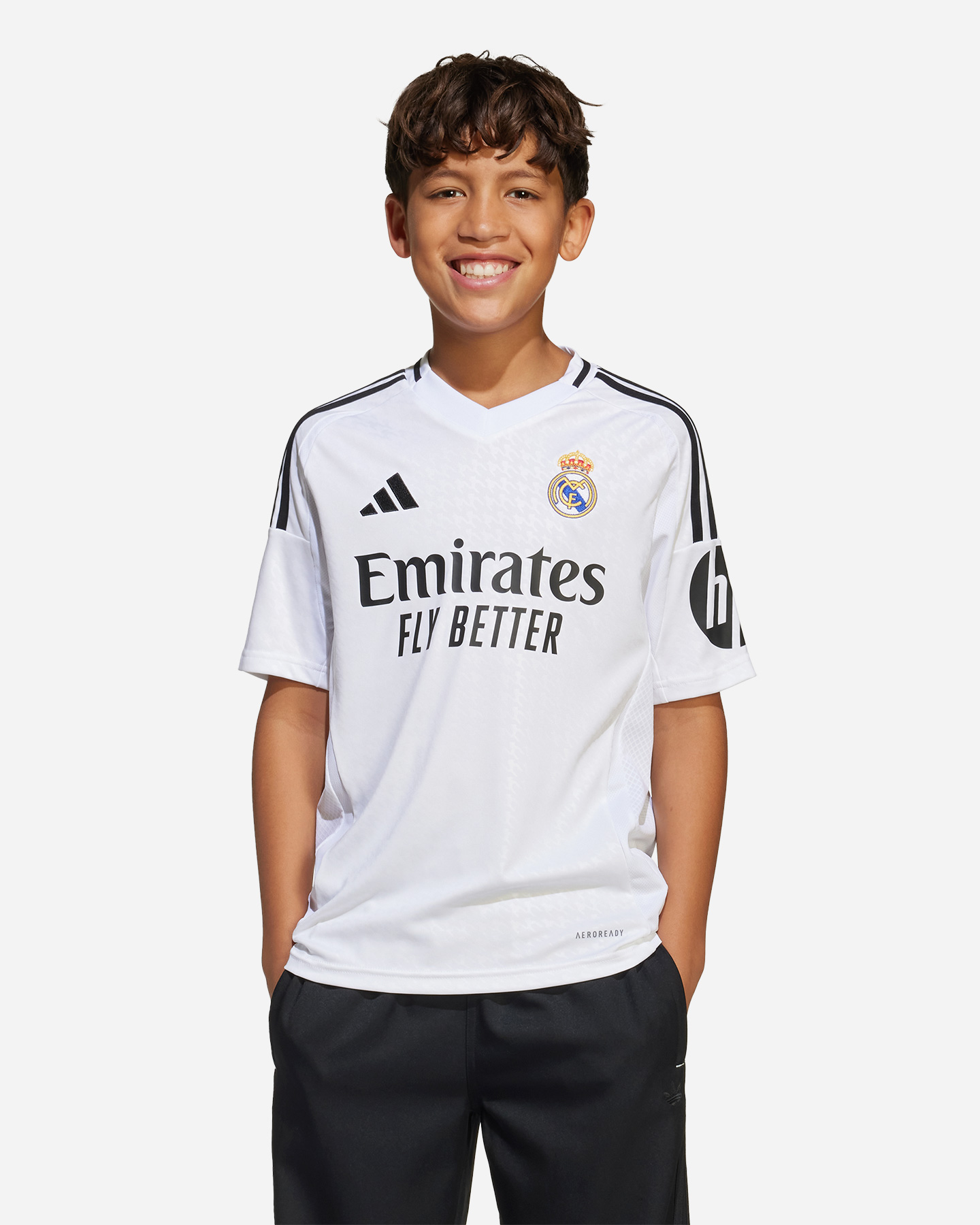 Maglia calcio ufficiale ADIDAS REAL MADRID HOME 24-25 JR - Bianco - 2 | Cisalfa Sport