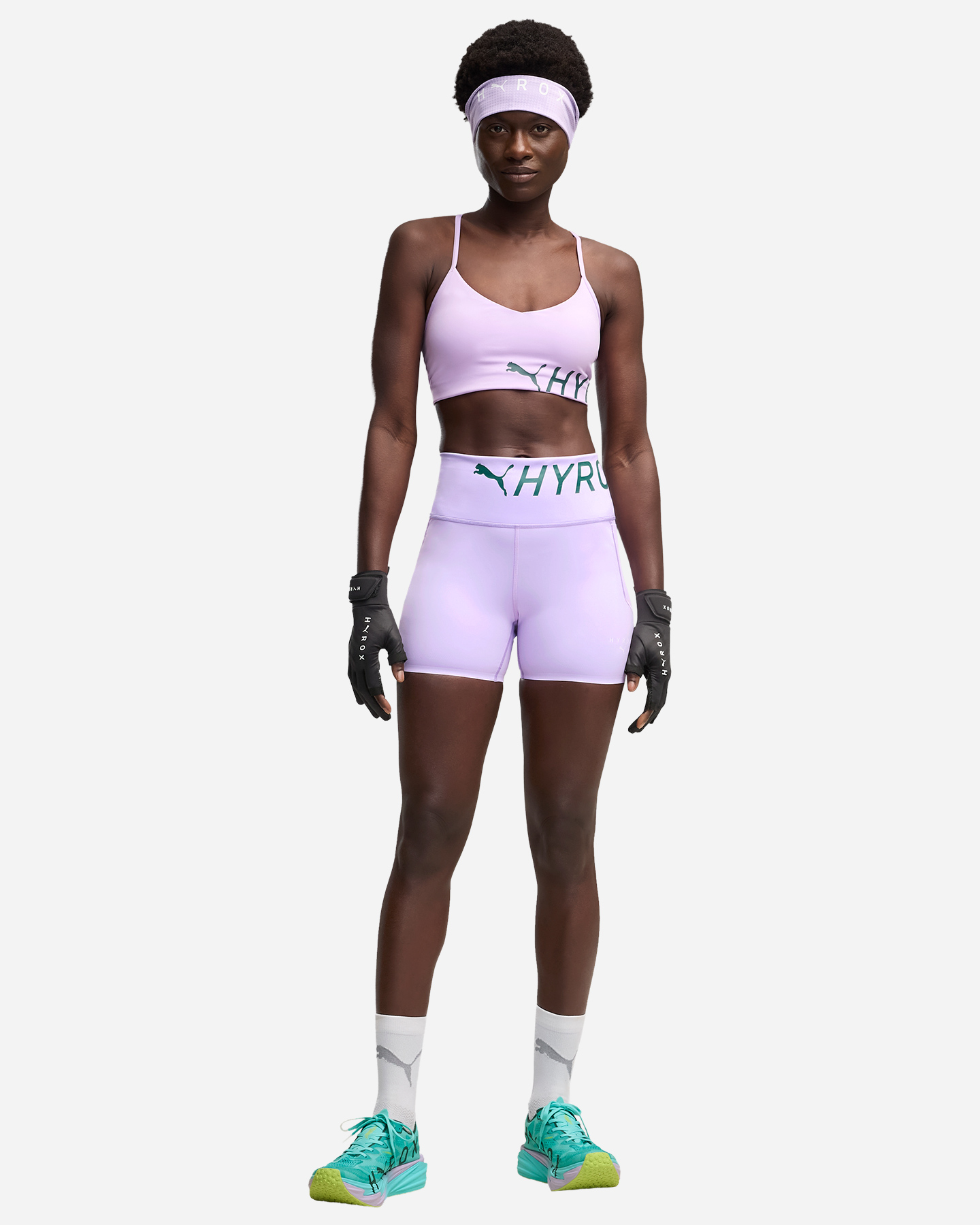 Short training PUMA HYROX PWRMODE W - Lilla - 4 | Cisalfa Sport