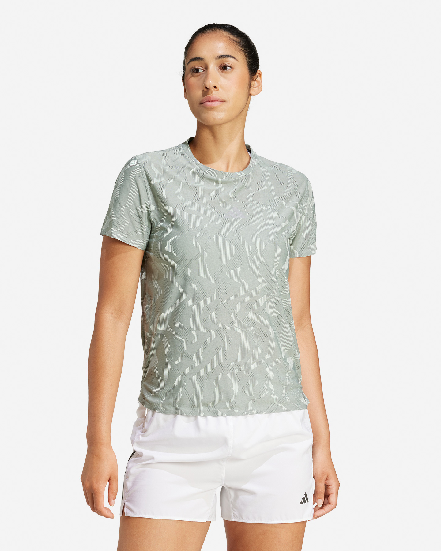 T-shirt running ADIDAS ULT ENG TEE W - Verde - 1 | Cisalfa Sport