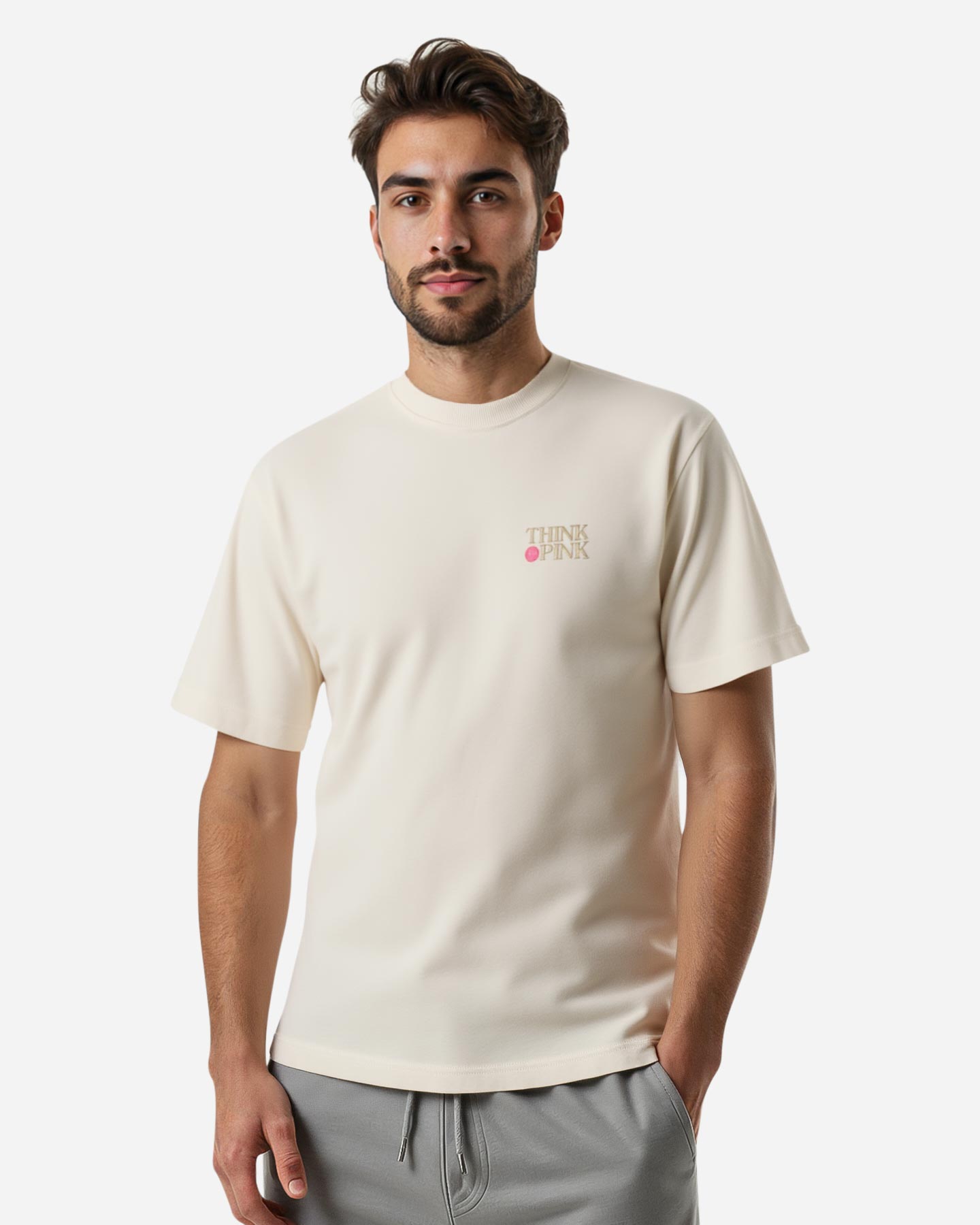 T-shirt THINK PINK GOPCORE M - Bianco - 3 | Cisalfa Sport