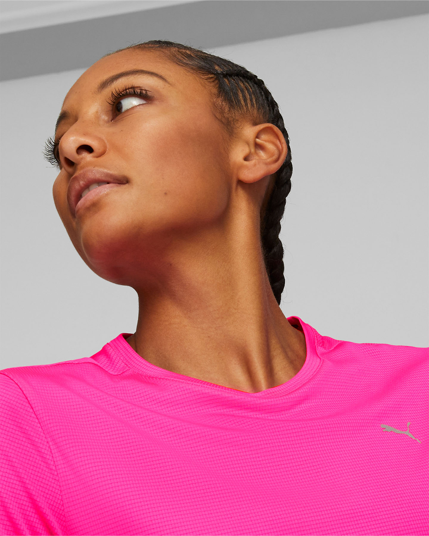 T-shirt running PUMA FAVORITE W - Rosa - 3 | Cisalfa Sport