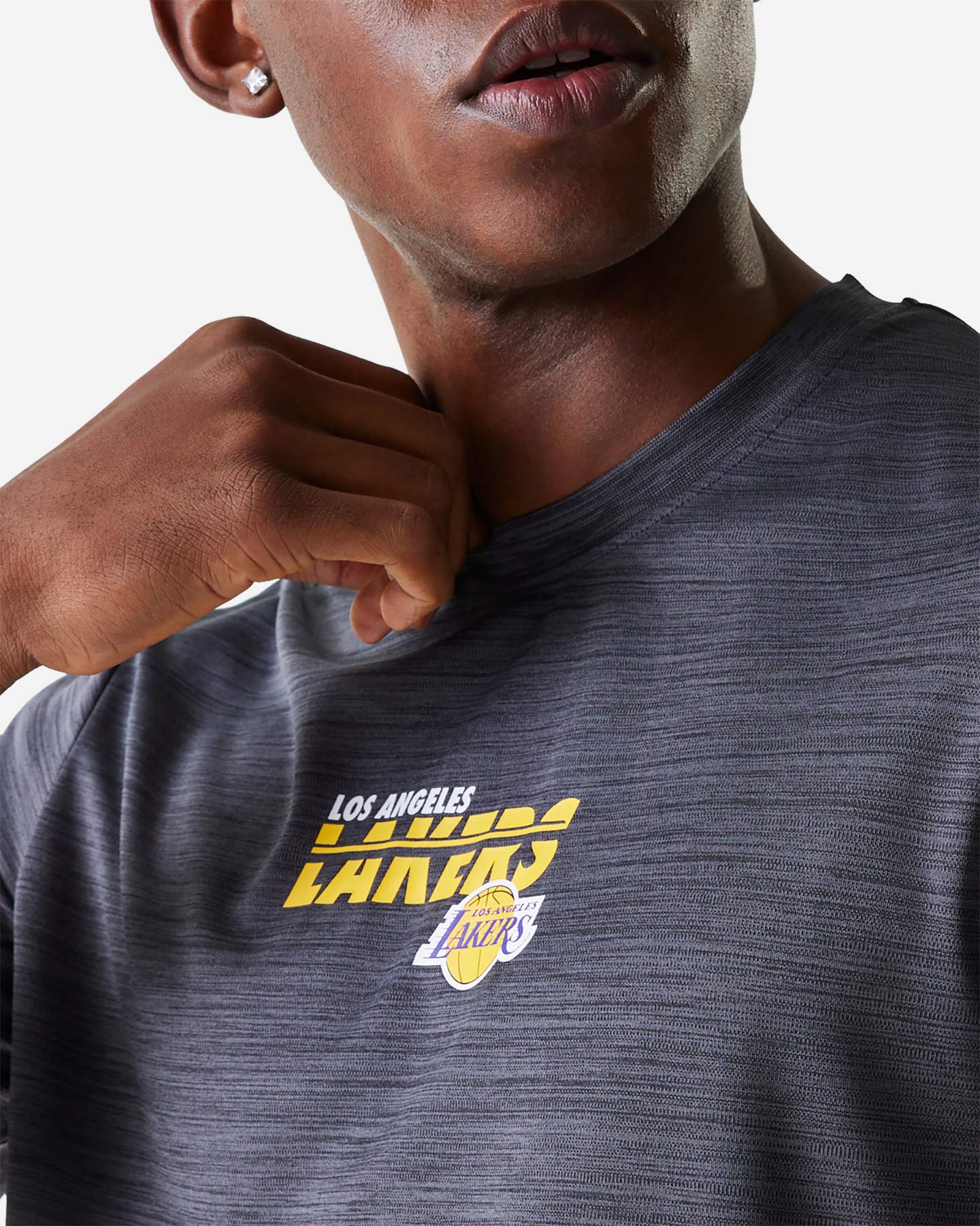 Maglia basket NEW ERA ESSENTIAL LOS ANGELES LAKERS M - Nero - 2 | Cisalfa Sport