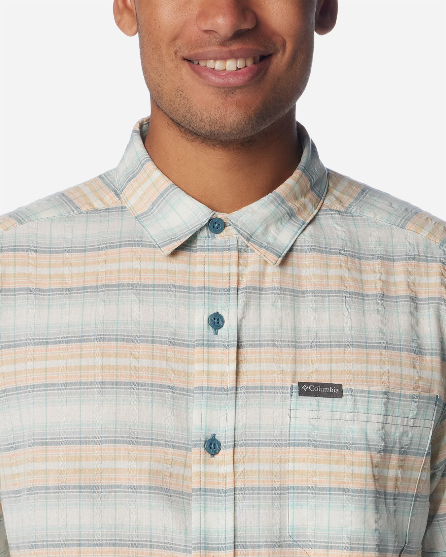 Camicia COLUMBIA RAPID RIVERS NOVELTY M - Azzurro - 4 | Cisalfa Sport