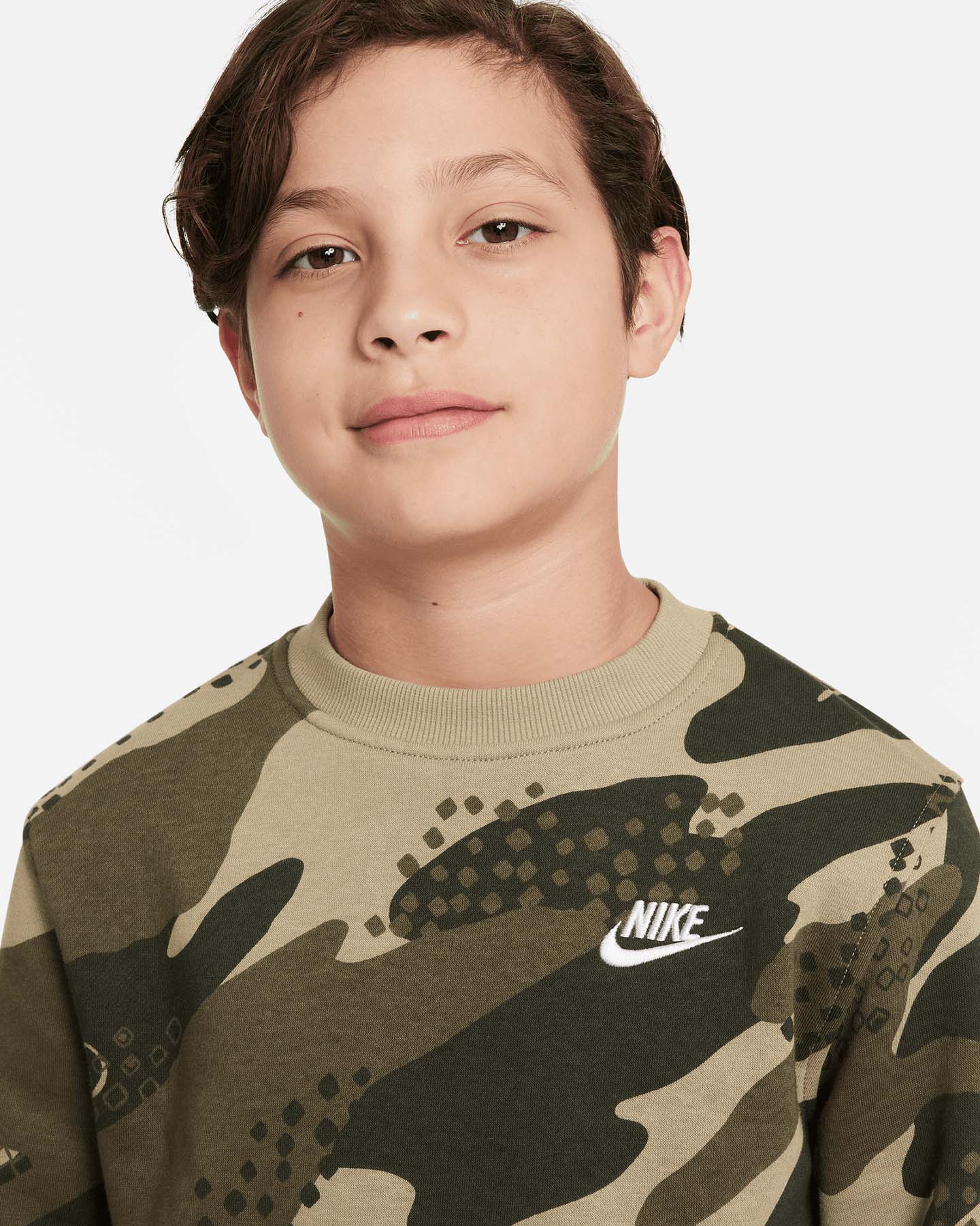 Felpa NIKE SPORTWEAR JR - Marrone - 2 | Cisalfa Sport