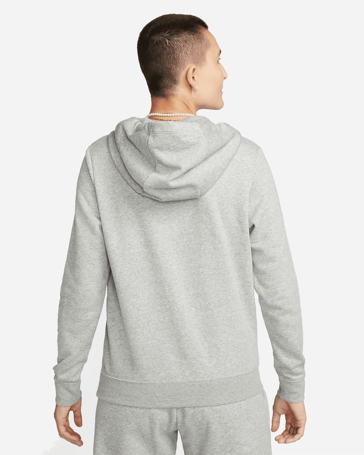 Felpa NIKE BIG LOGO CLUB W - Grigio - 1 | Cisalfa Sport