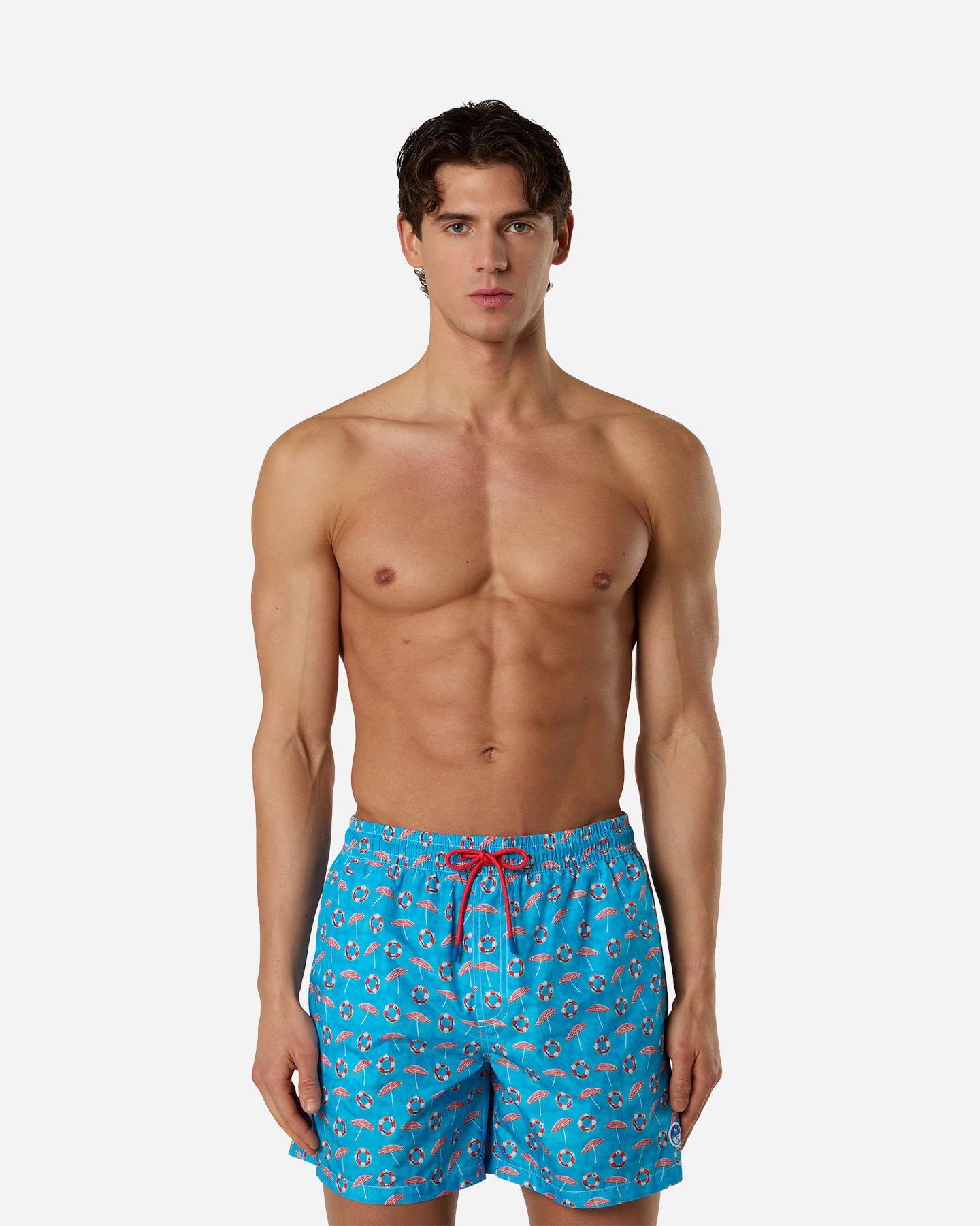Boxer mare NORTH SAILS STRIPED PALMS M - Azzurro - 1 | Cisalfa Sport