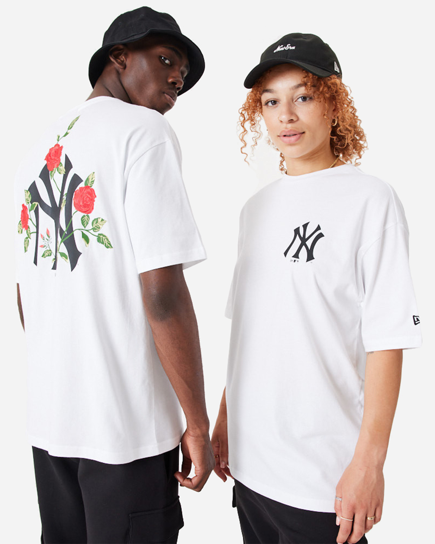 T-shirt NEW ERA FLORAL NY YANKEES M - Bianco - 2 | Cisalfa Sport