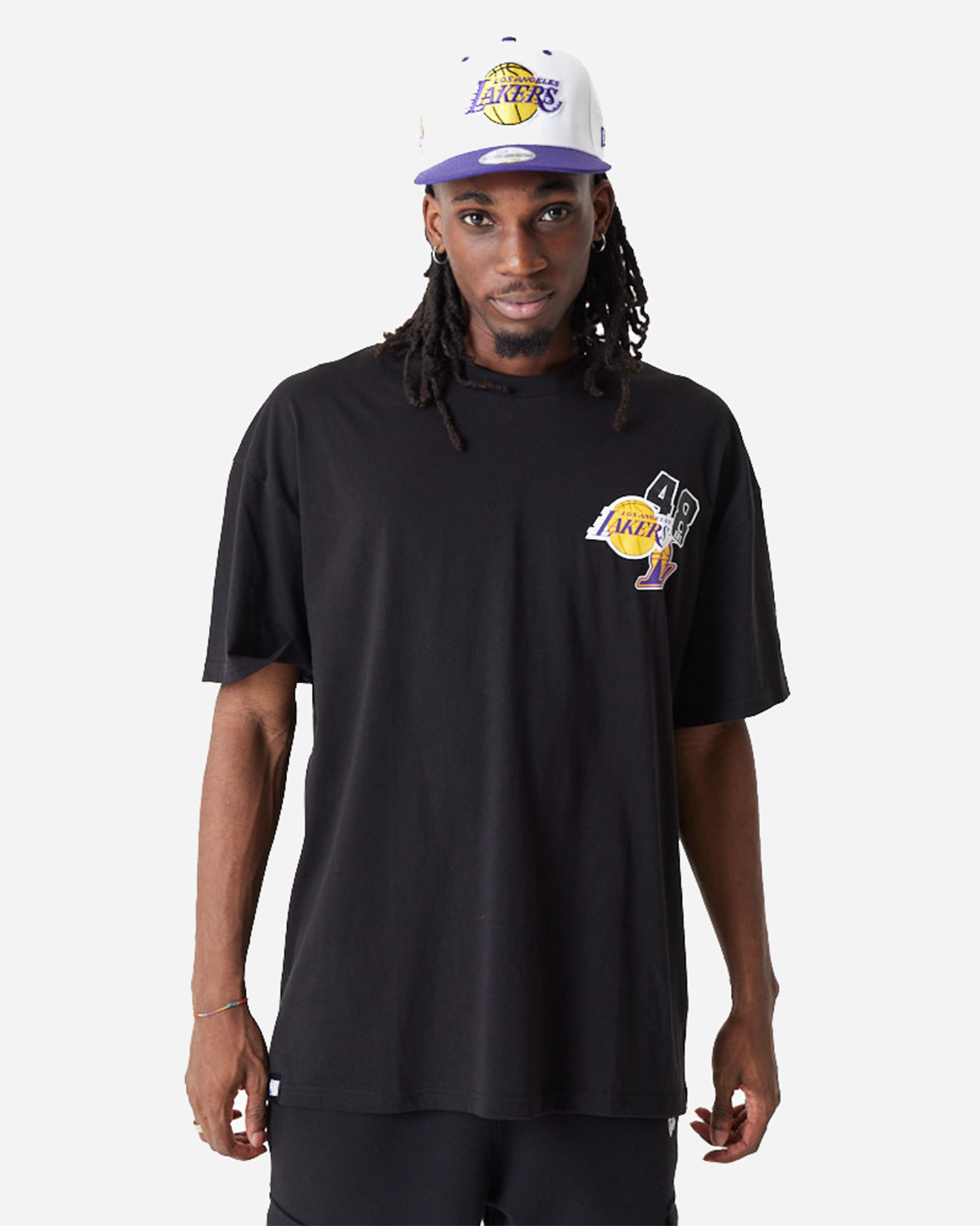 Image of New Era Arch Wordmrk Los Angeles Lakers M - Abbigliamento Basket - Uomo