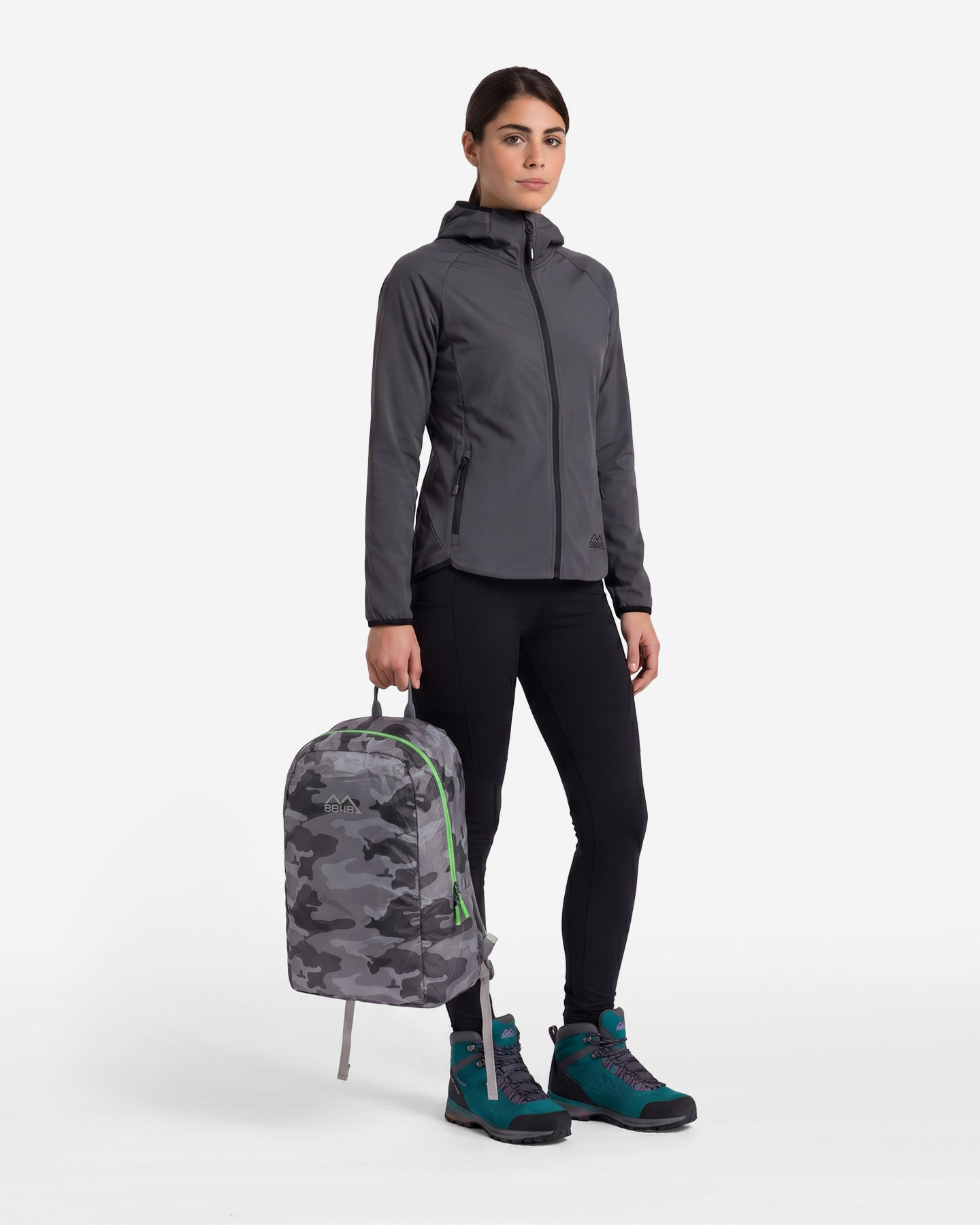 Zaino 8848 FLIGHT 15 FOLDABLE  - Verde - 3 | Cisalfa Sport