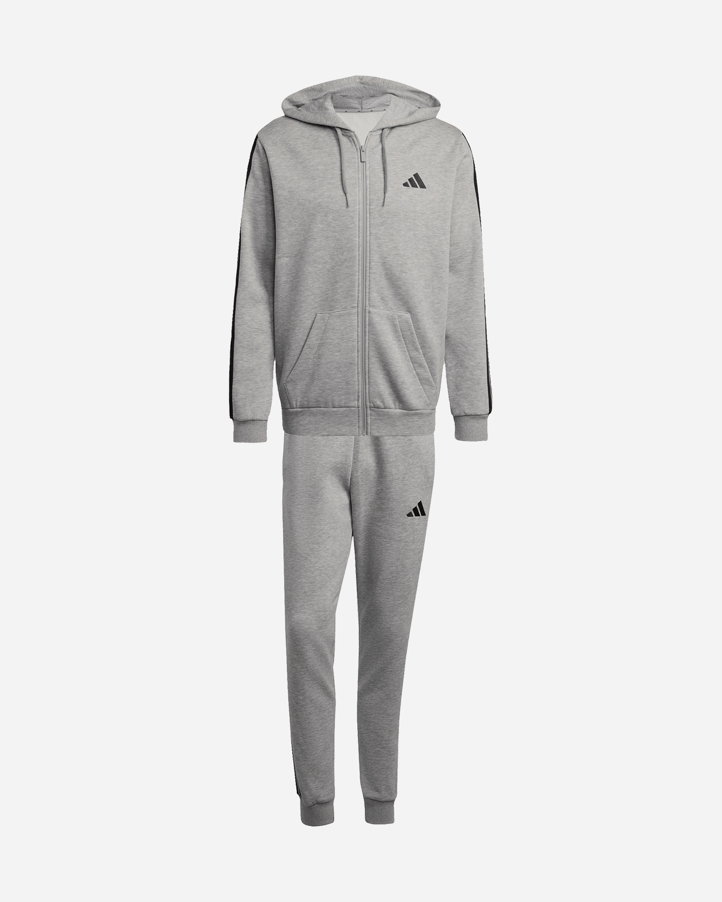 Felpa ADIDAS 3STRIPES ESSENTIALS M - Grigio - 0 | Cisalfa Sport