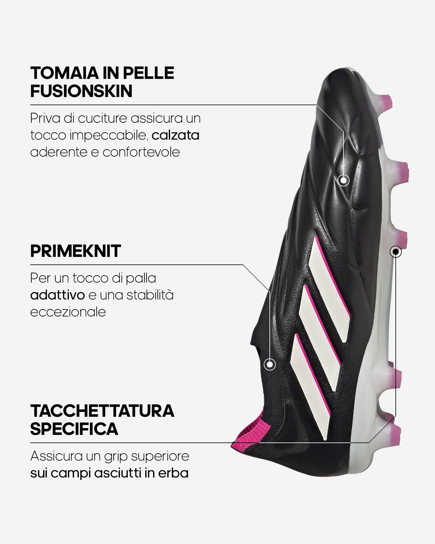Scarpe calcio ADIDAS COPA PURE+ FG M - 1 | Cisalfa Sport