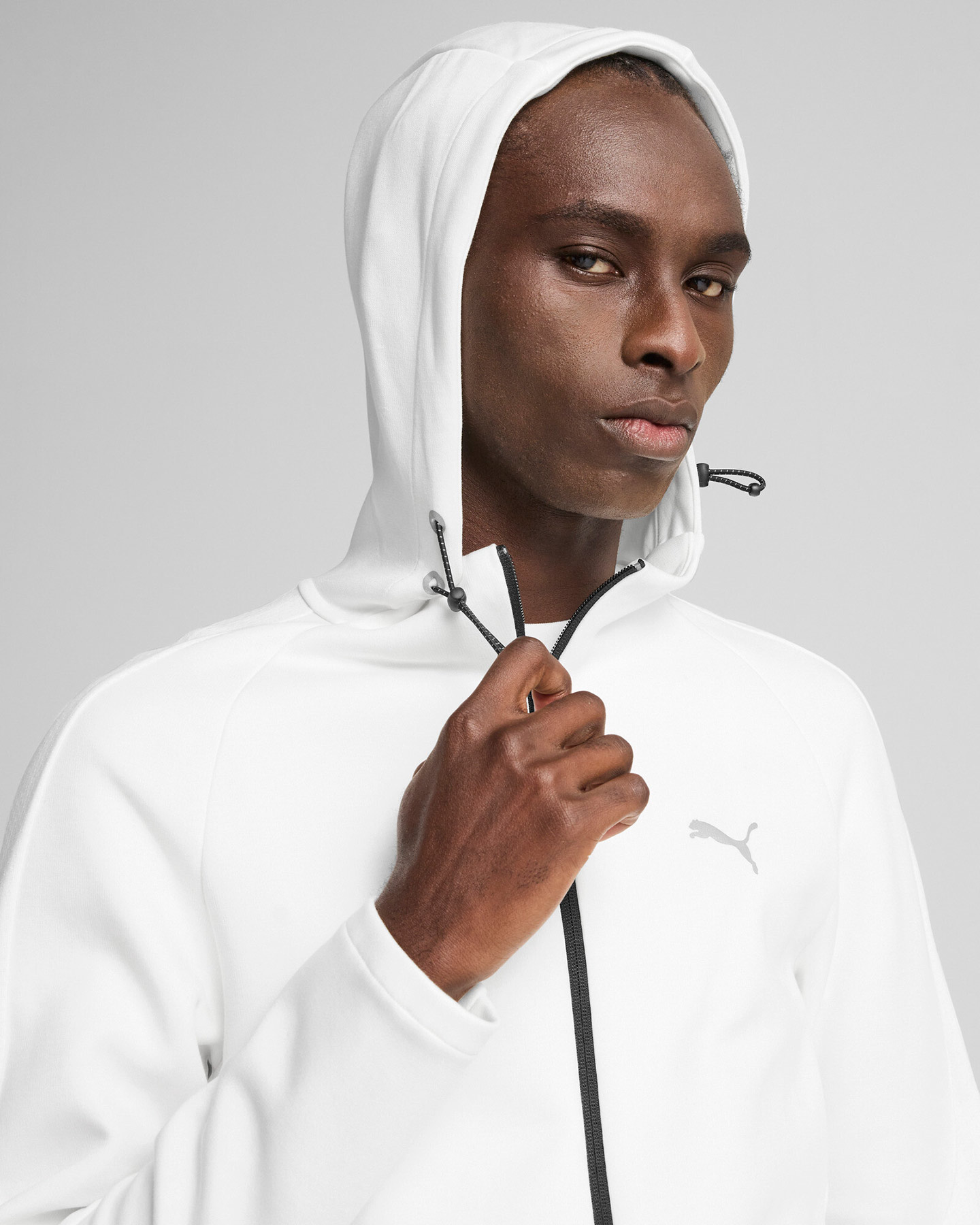 Felpa PUMA EVOSTRIPE KNIT M - Bianco - 3 | Cisalfa Sport