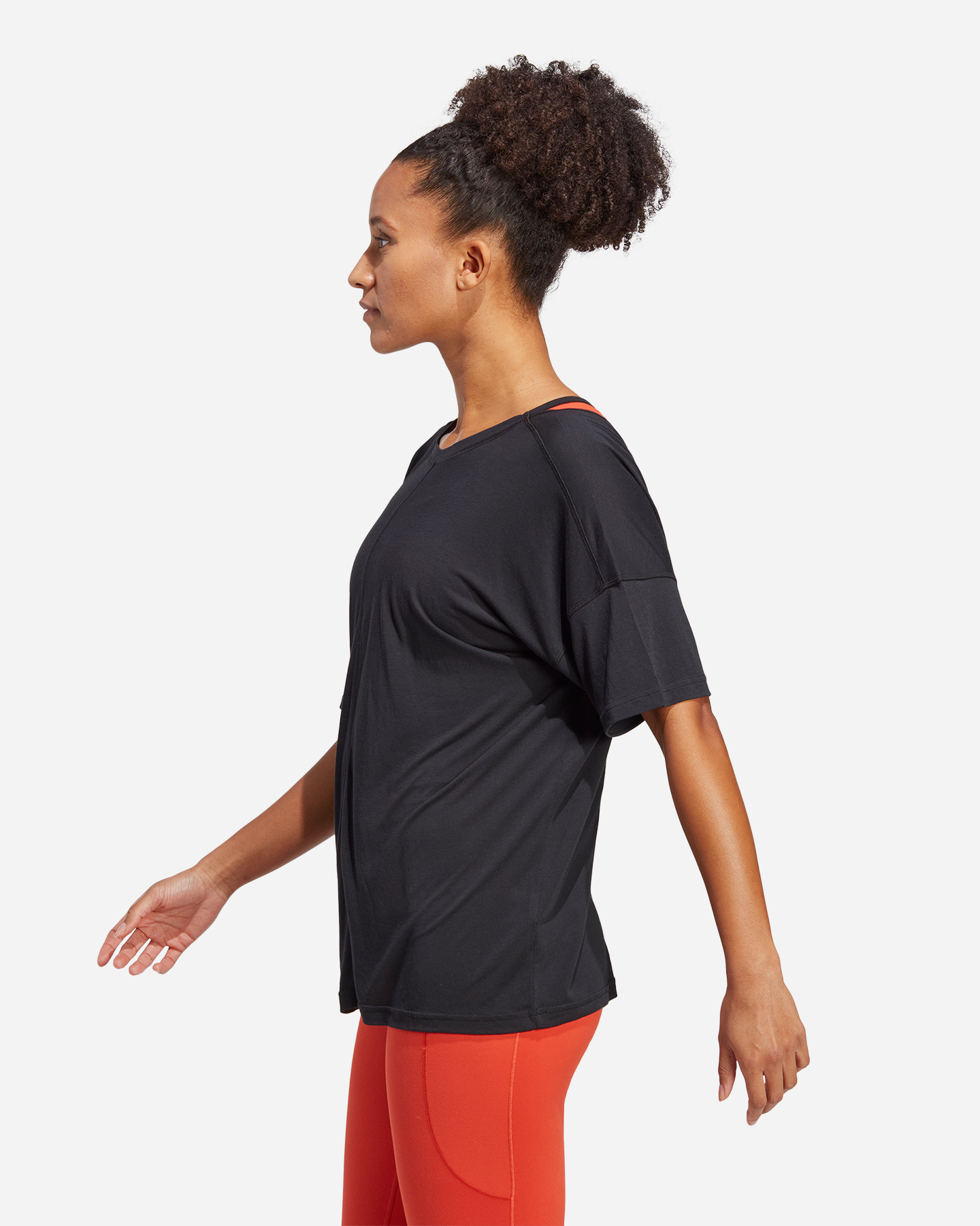 T-shirt training ADIDAS YOGA W - Nero - 2 | Cisalfa Sport