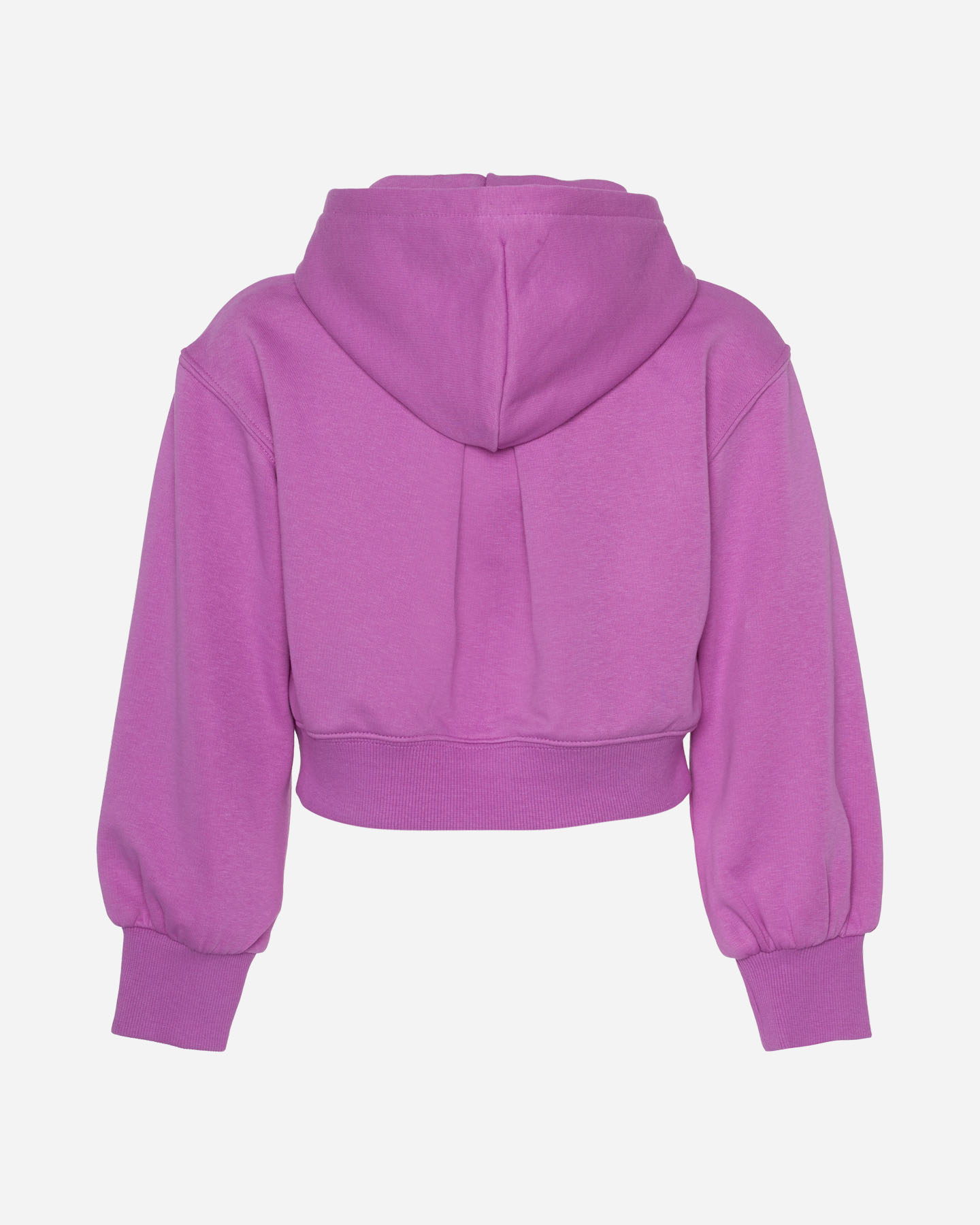 Felpa PUMA CROP SOLID JR - Fucsia - 1 | Cisalfa Sport
