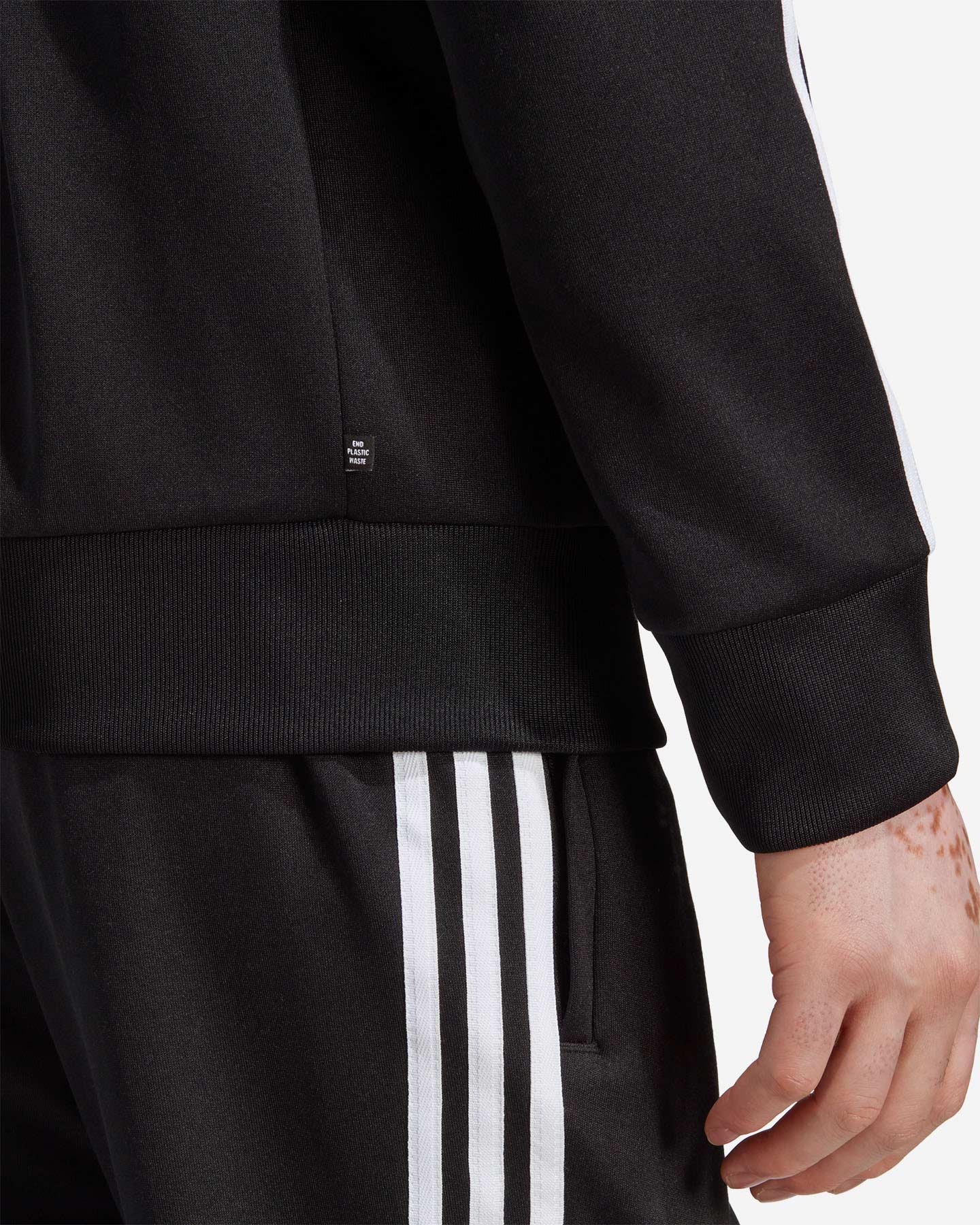 Felpa ADIDAS 3STRIPES M - Nero - 4 | Cisalfa Sport