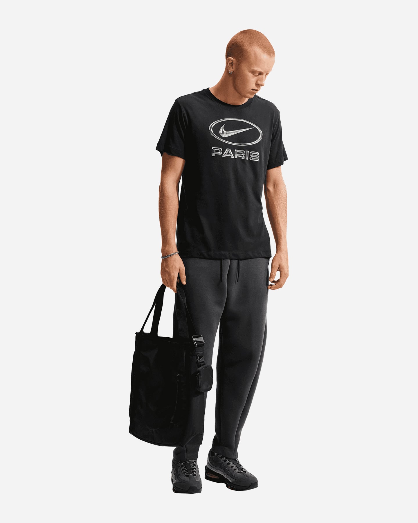 Abbigliamento calcio ufficiale NIKE PSG SWOOSH 26-27 M - Nero - 1 | Cisalfa Sport