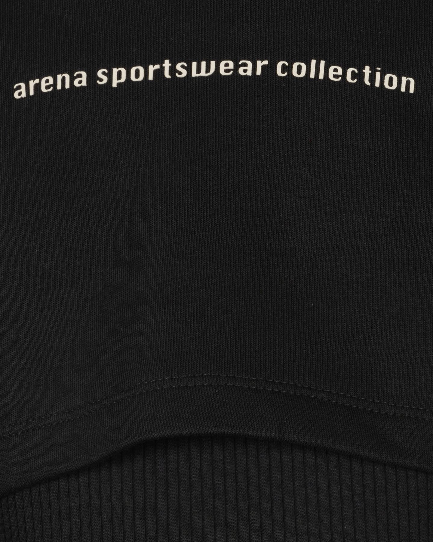 Felpa ARENA ESSENTIAL JR - Nero - 2 | Cisalfa Sport