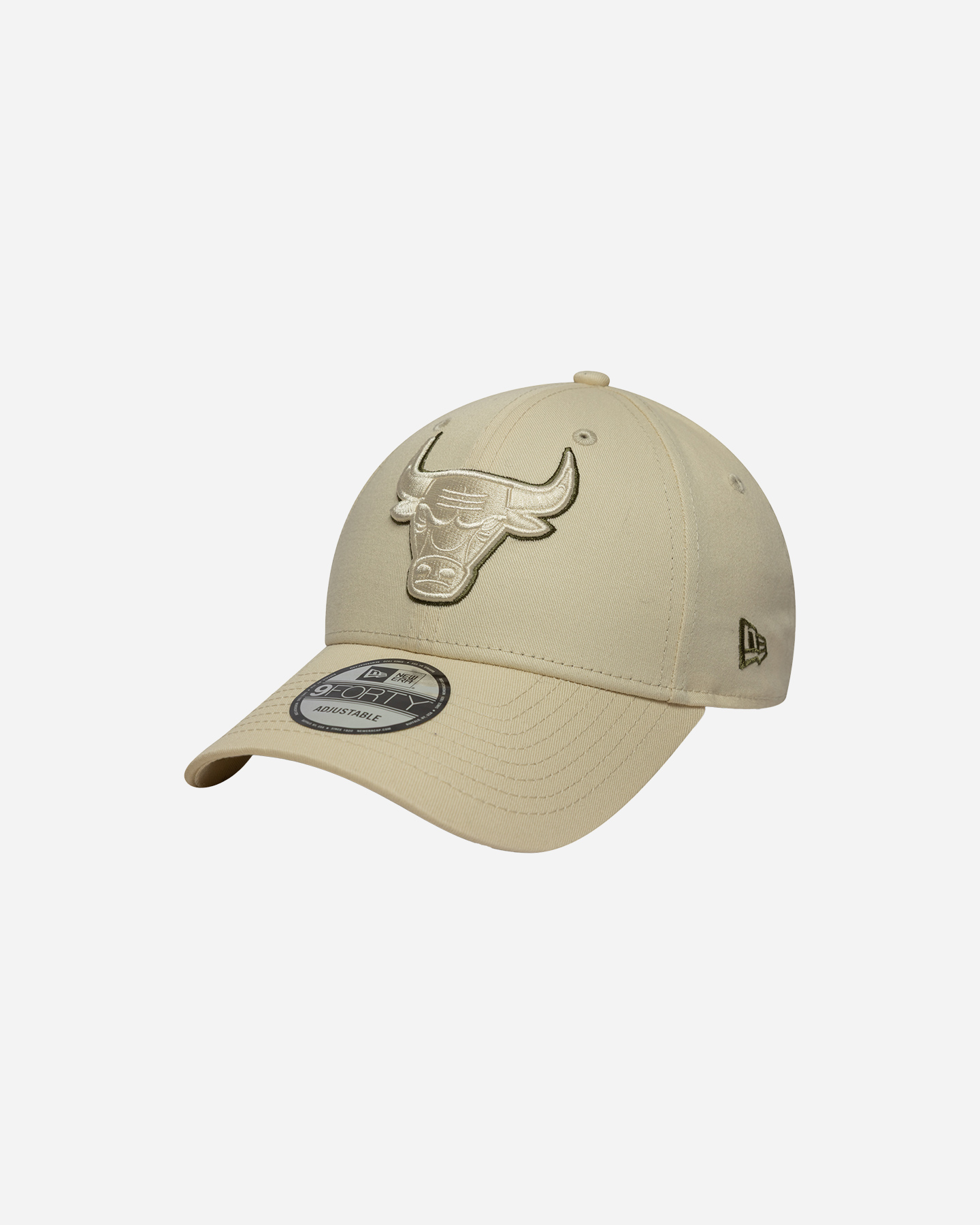 New Era 9forty Chicago Bulls Mlb Team Outline - Cappellino - Beige