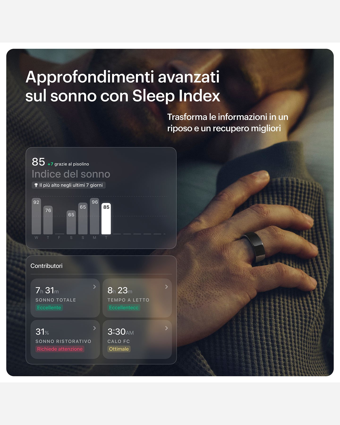 Fitness tracker ULTRAHUMAN AIR  - Nero - 3 | Cisalfa Sport