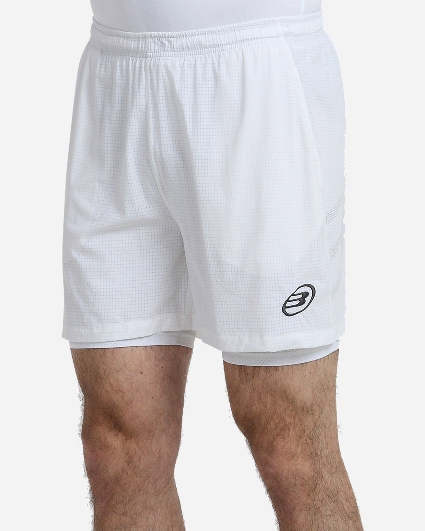 Pantaloncini tennis BULLPADEL USELA PADEL M - Bianco - 1 | Cisalfa Sport