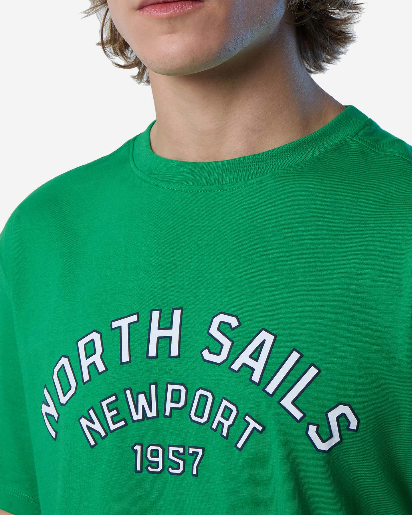 T-shirt NORTH SAILS LOGO EXTENDED M - Verde - 4 | Cisalfa Sport