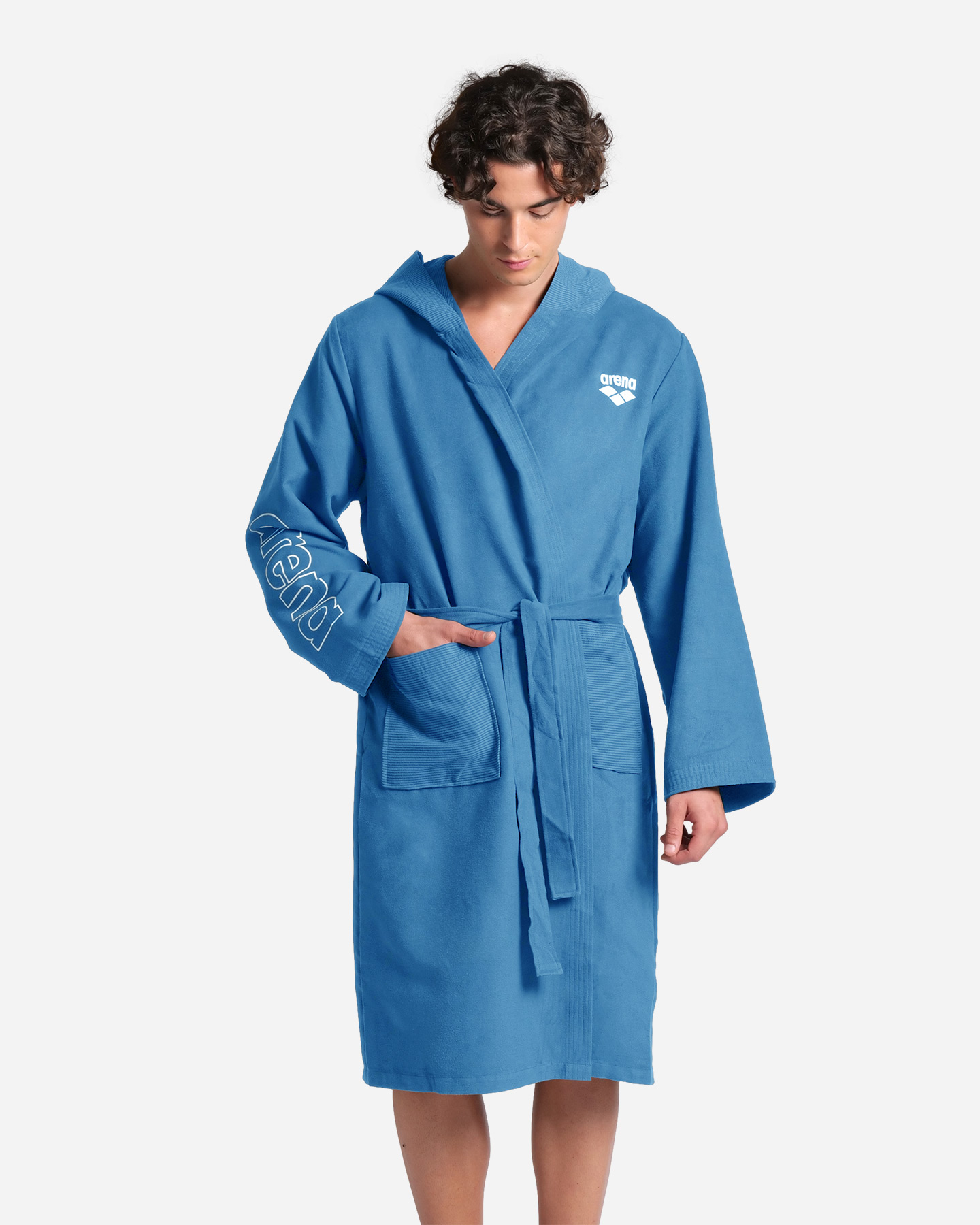 Accappatoio ARENA ZEAL - Blu royal - 2 | Cisalfa Sport