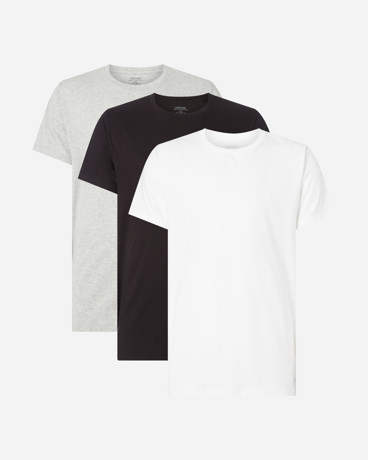 Intimo CALVIN KLEIN UNDERWEAR 3 PACK CREW NECK M - Grigio - 0 | Cisalfa Sport
