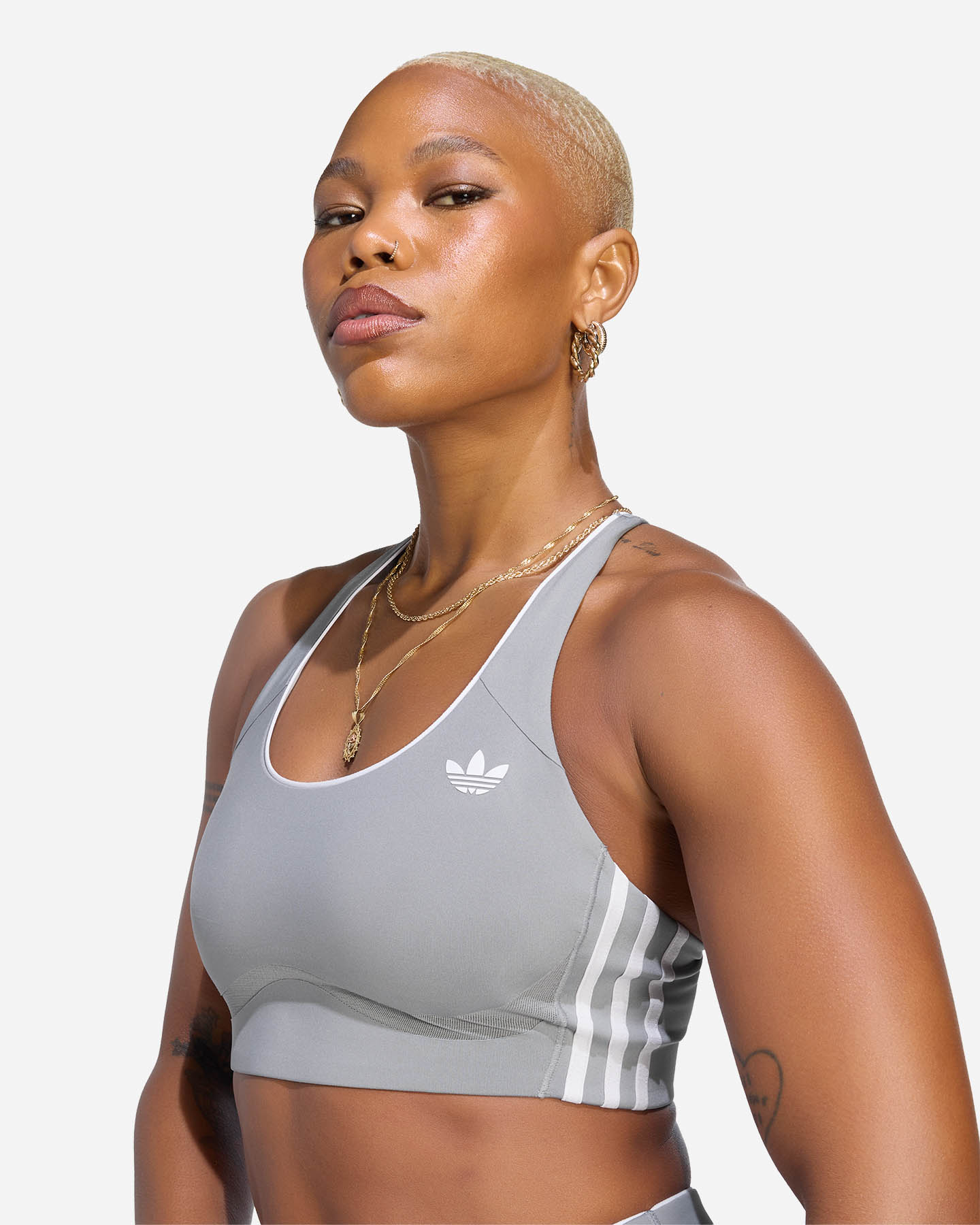 Bra training ADIDAS ORIGINALS SPORT W - Grigio - 5 | Cisalfa Sport