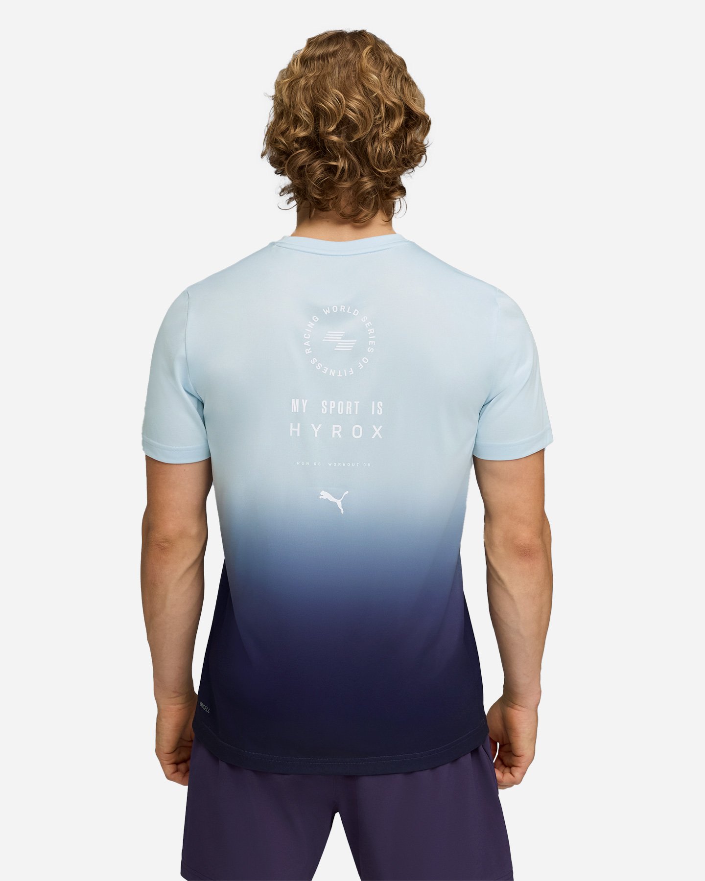 T-shirt training PUMA HYROX GRAPHIC M - Viola - 3 | Cisalfa Sport