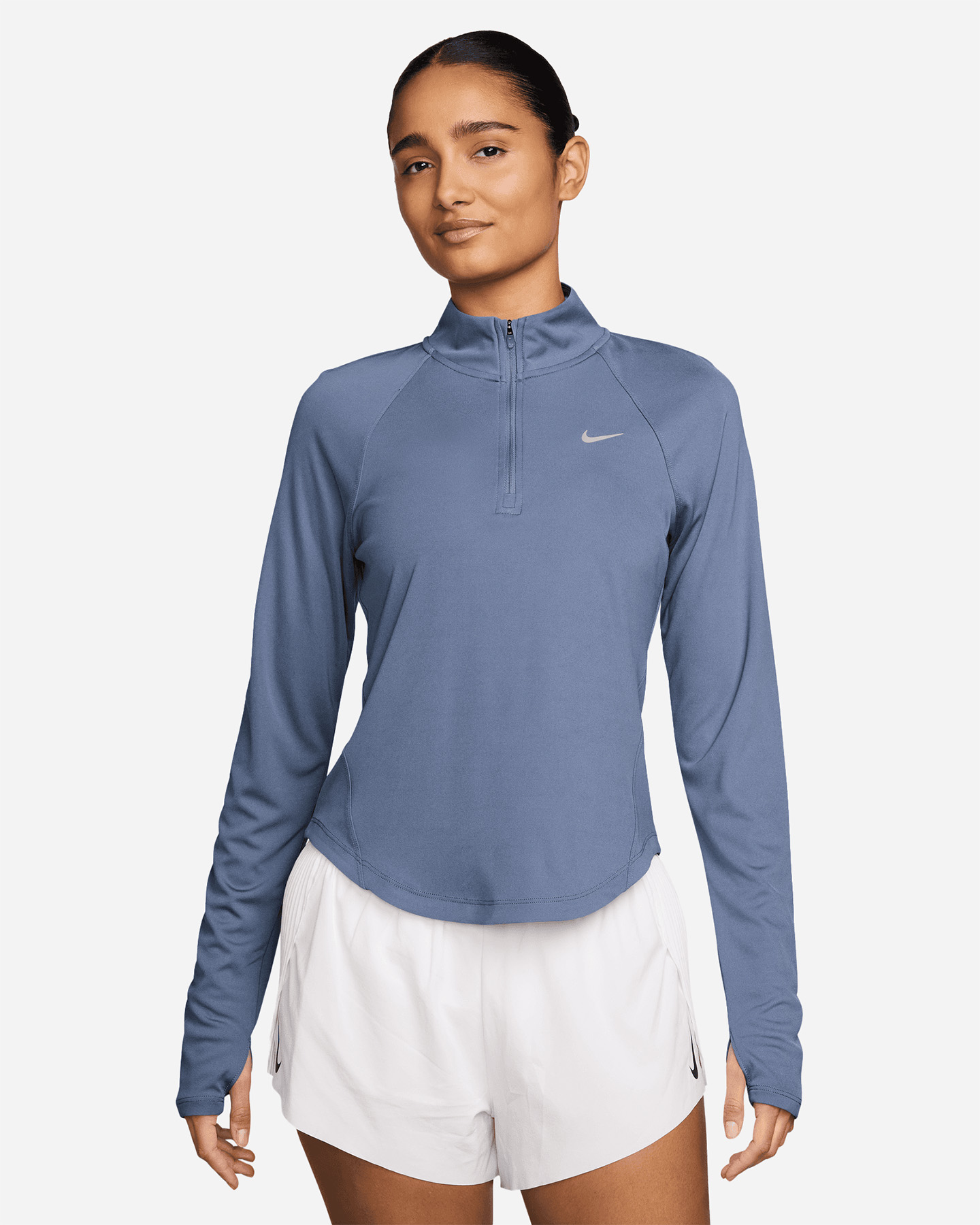 Maglia running NIKE TEMPO SWOOSH LS W - 0 | Cisalfa Sport